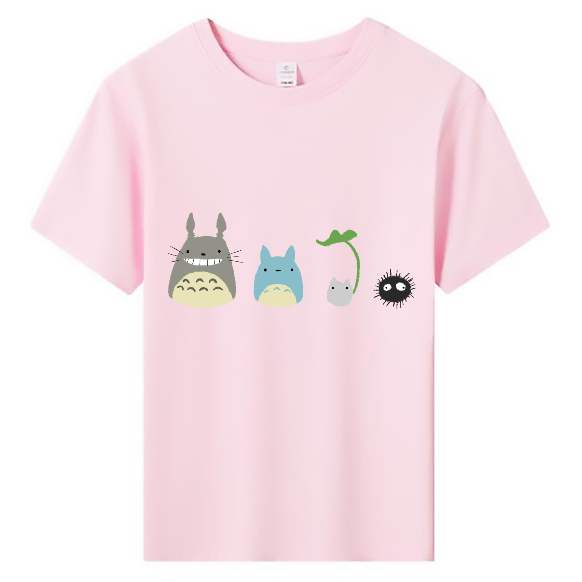 （画像用） となりのトトロ 草壁メイ 草壁サツキ My Neighbor Totoro Satsuki Kusakabe Mei Kusakabe 綿100％キッズTシャツ（フロントプリント）
