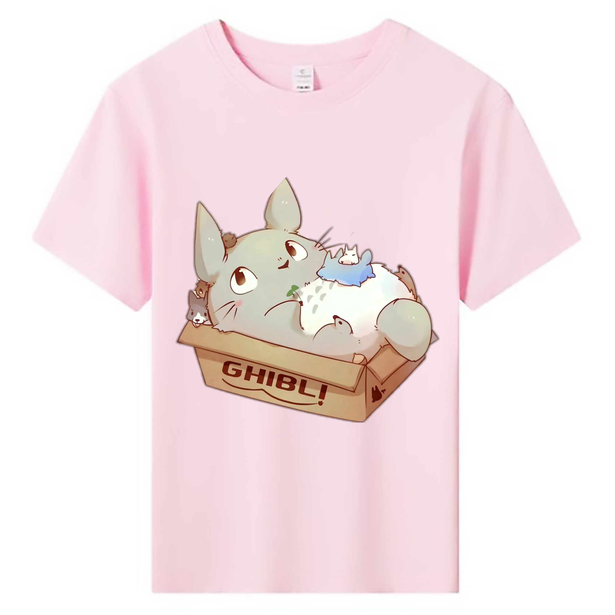 （画像用） となりのトトロ 草壁メイ 草壁サツキ My Neighbor Totoro Satsuki Kusakabe Mei Kusakabe 綿100％キッズTシャツ（フロントプリント）