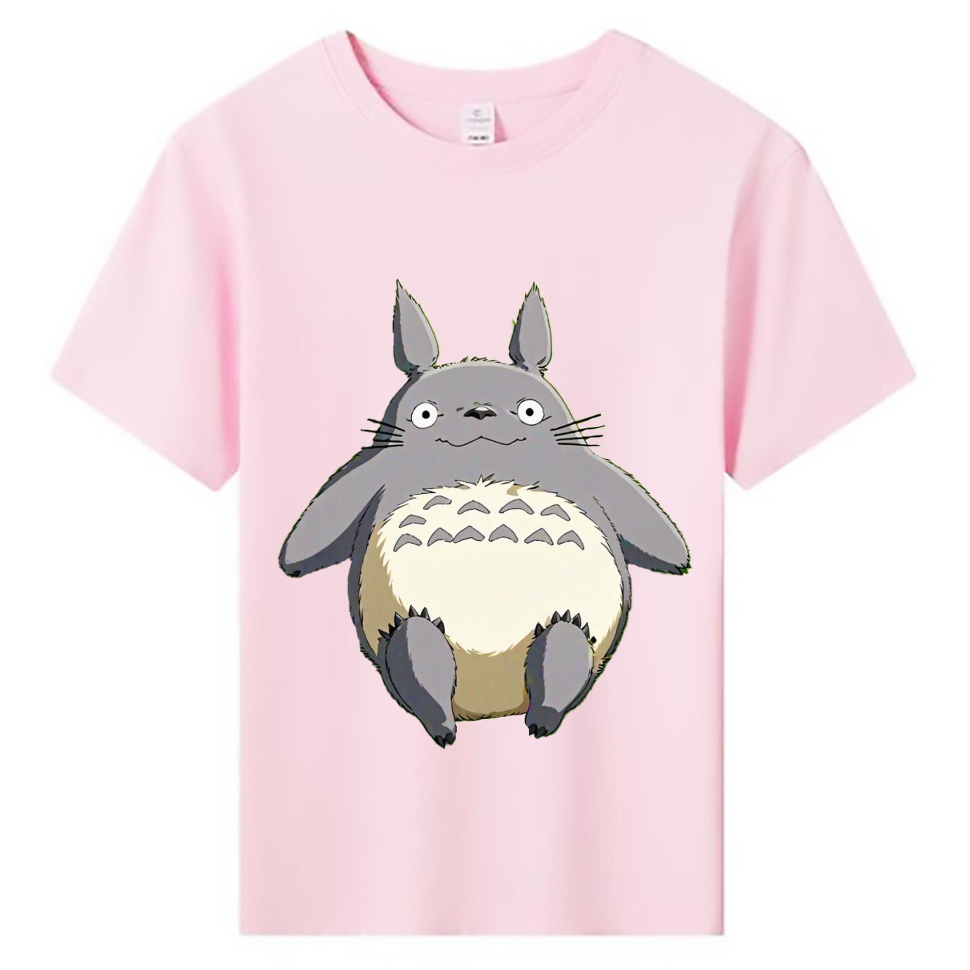 （画像用） となりのトトロ 草壁メイ 草壁サツキ My Neighbor Totoro Satsuki Kusakabe Mei Kusakabe 綿100％キッズTシャツ（フロントプリント）