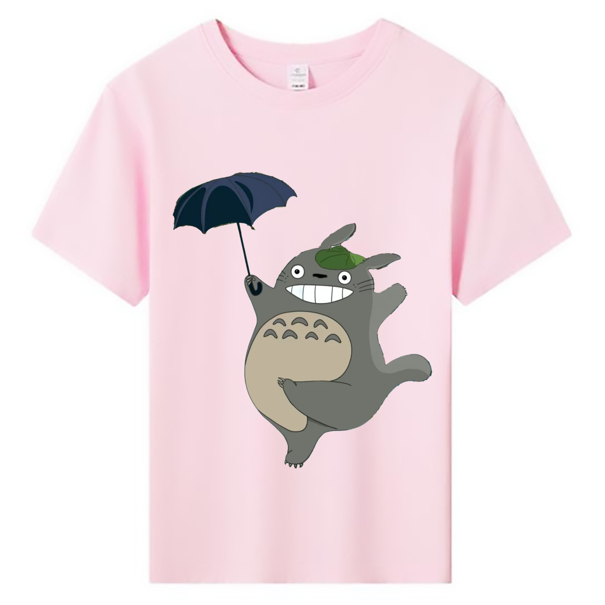 （画像用） となりのトトロ 草壁メイ 草壁サツキ My Neighbor Totoro Satsuki Kusakabe Mei Kusakabe 綿100％キッズTシャツ（フロントプリント）