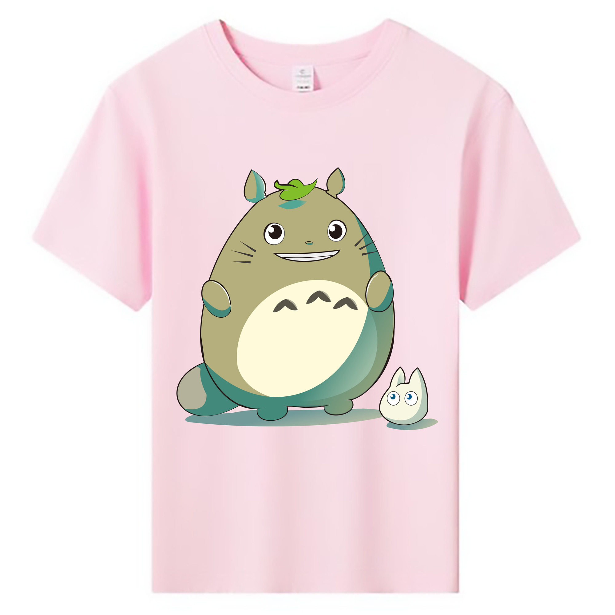 （画像用） となりのトトロ 草壁メイ 草壁サツキ My Neighbor Totoro Satsuki Kusakabe Mei Kusakabe 綿100％キッズTシャツ（フロントプリント）