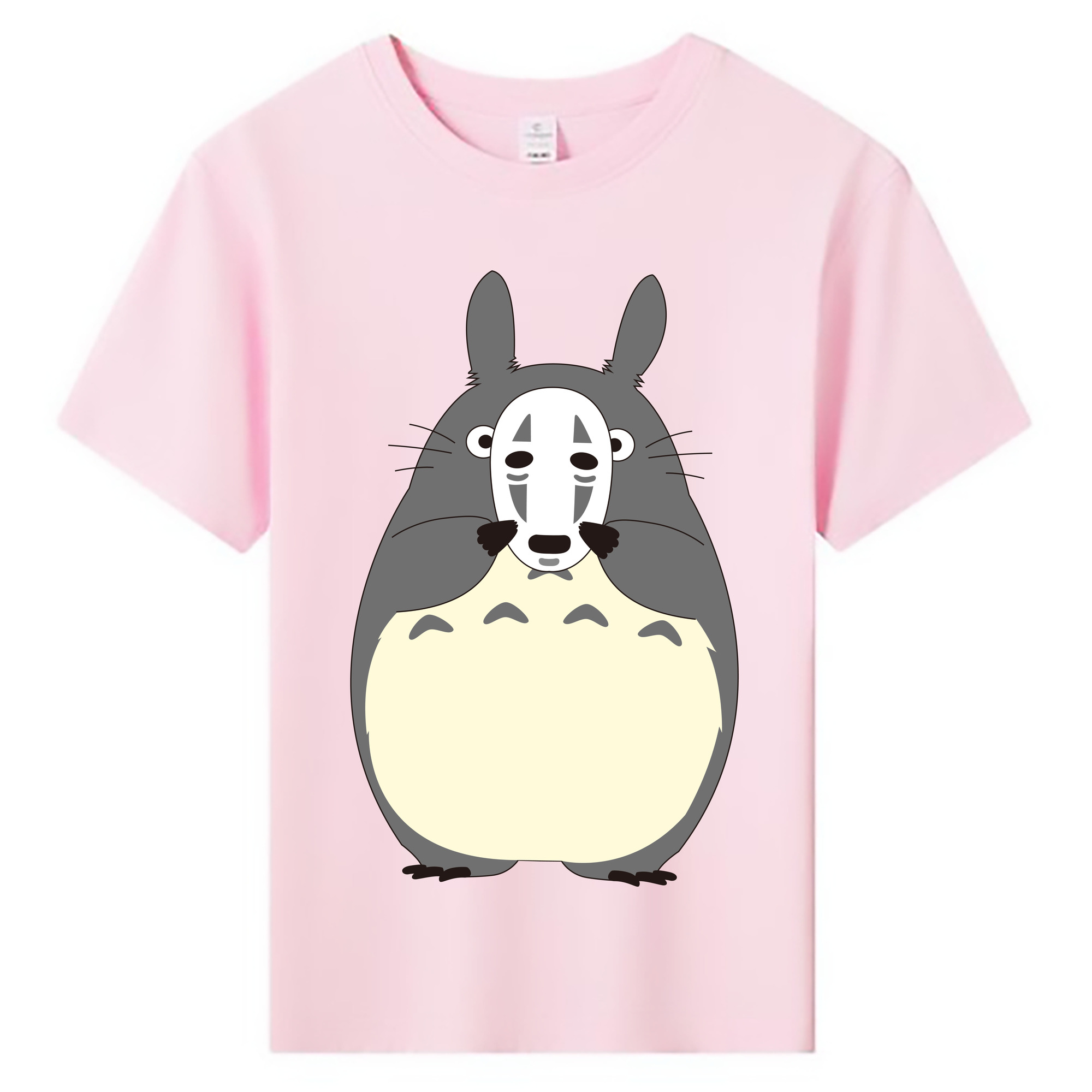 （画像用） となりのトトロ 草壁メイ 草壁サツキ My Neighbor Totoro Satsuki Kusakabe Mei Kusakabe 綿100％キッズTシャツ（フロントプリント）