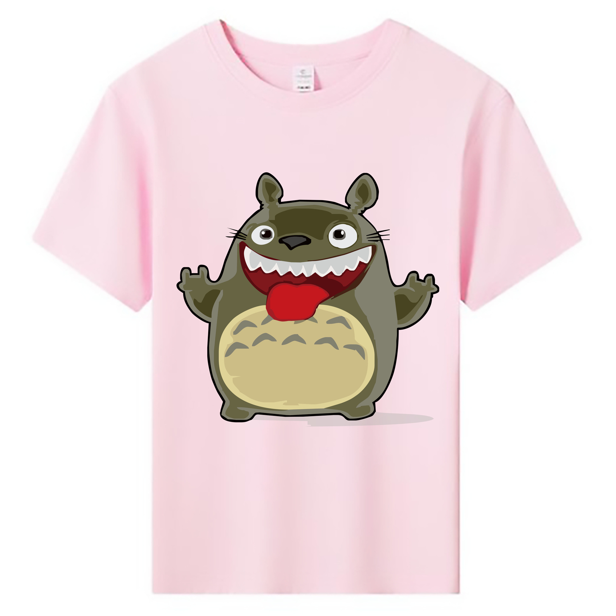 （画像用） となりのトトロ 草壁メイ 草壁サツキ My Neighbor Totoro Satsuki Kusakabe Mei Kusakabe 綿100％キッズTシャツ（フロントプリント）