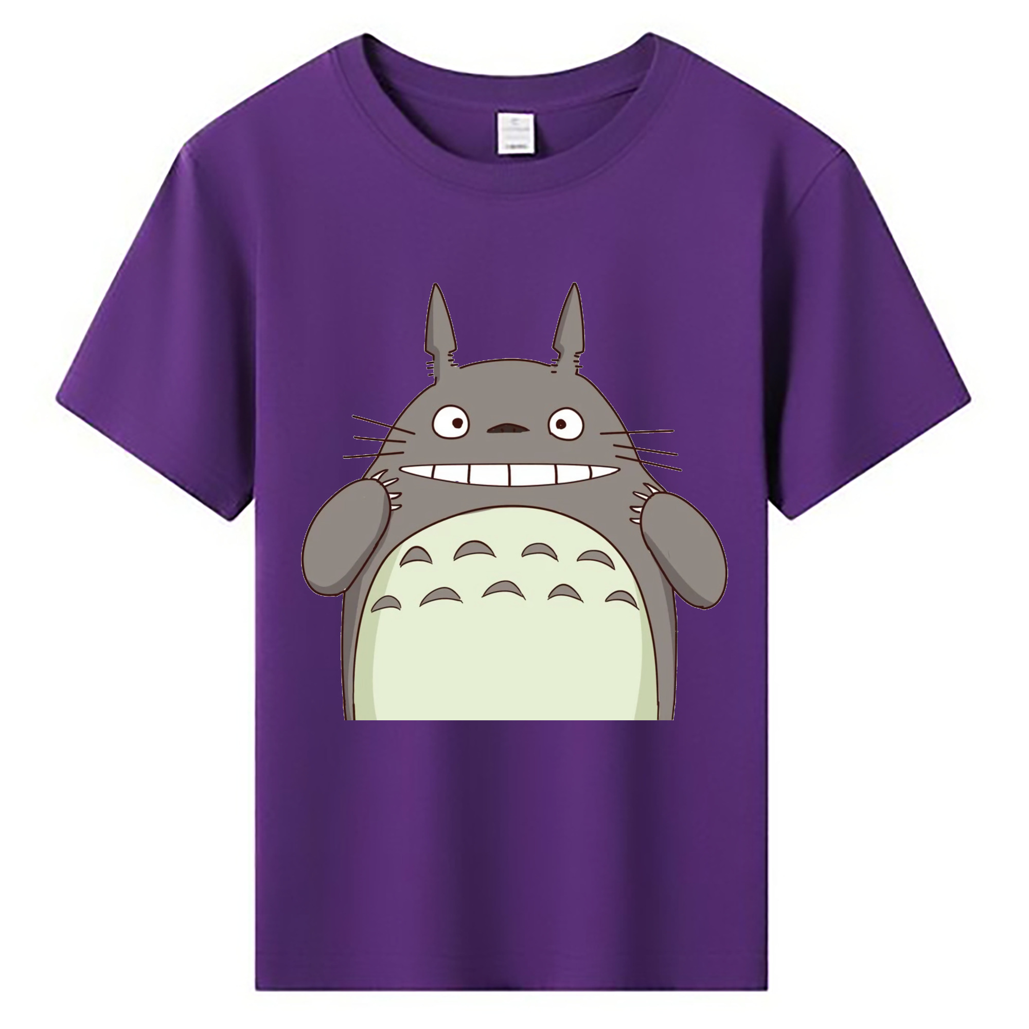 （画像用） となりのトトロ 草壁メイ 草壁サツキ My Neighbor Totoro Satsuki Kusakabe Mei Kusakabe 綿100％キッズTシャツ（フロントプリント）