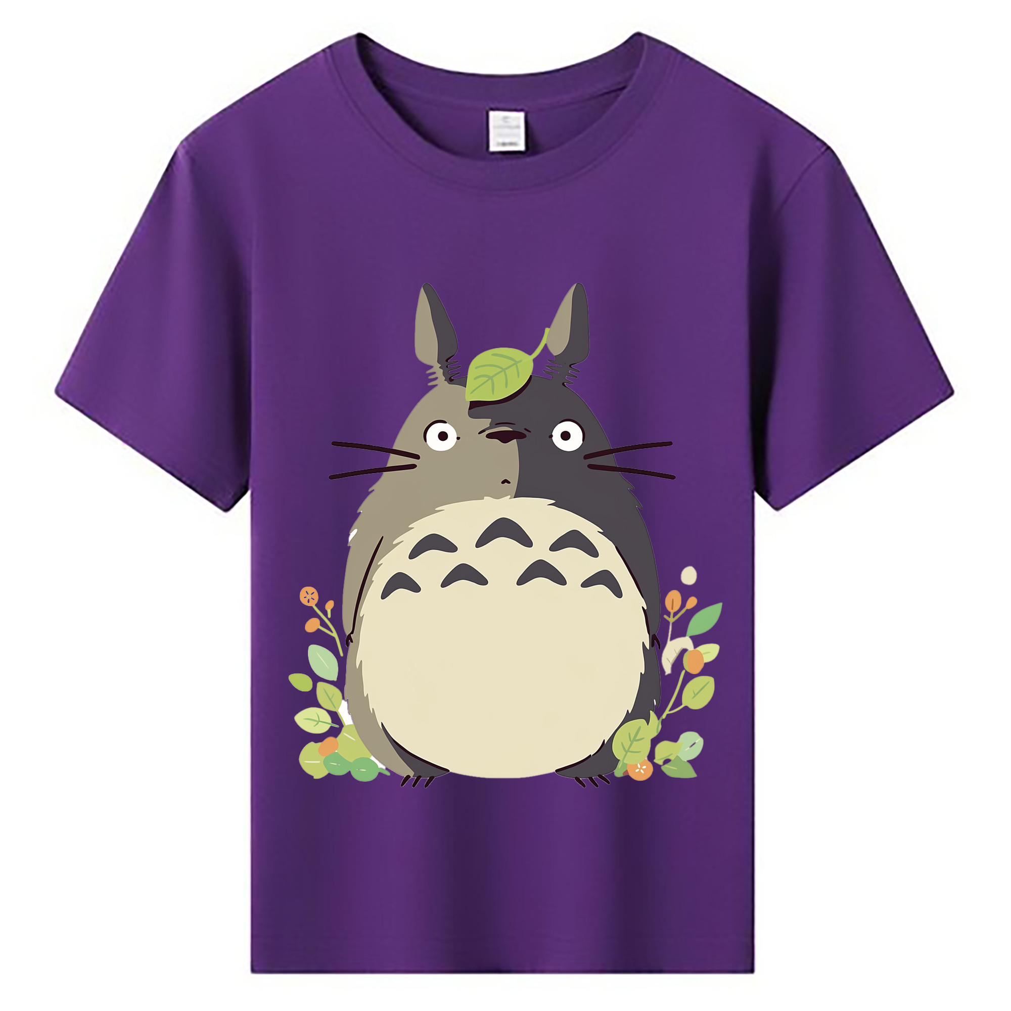 （画像用） となりのトトロ 草壁メイ 草壁サツキ My Neighbor Totoro Satsuki Kusakabe Mei Kusakabe 綿100％キッズTシャツ（フロントプリント）