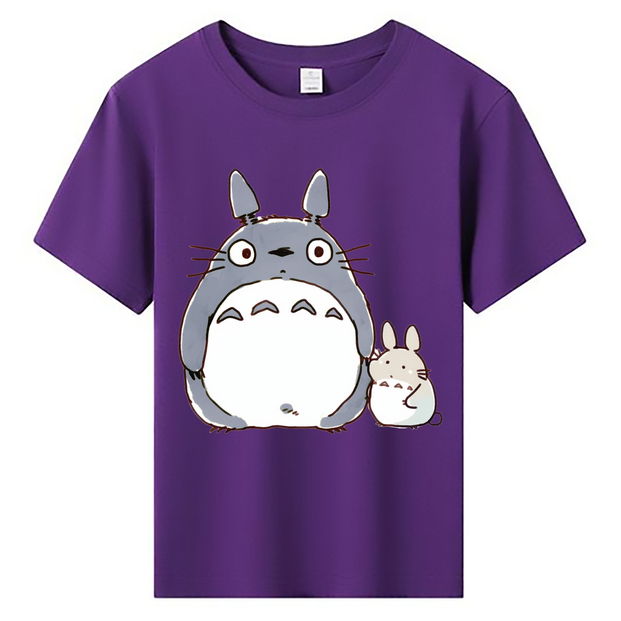 （画像用） となりのトトロ 草壁メイ 草壁サツキ My Neighbor Totoro Satsuki Kusakabe Mei Kusakabe 綿100％キッズTシャツ（フロントプリント）