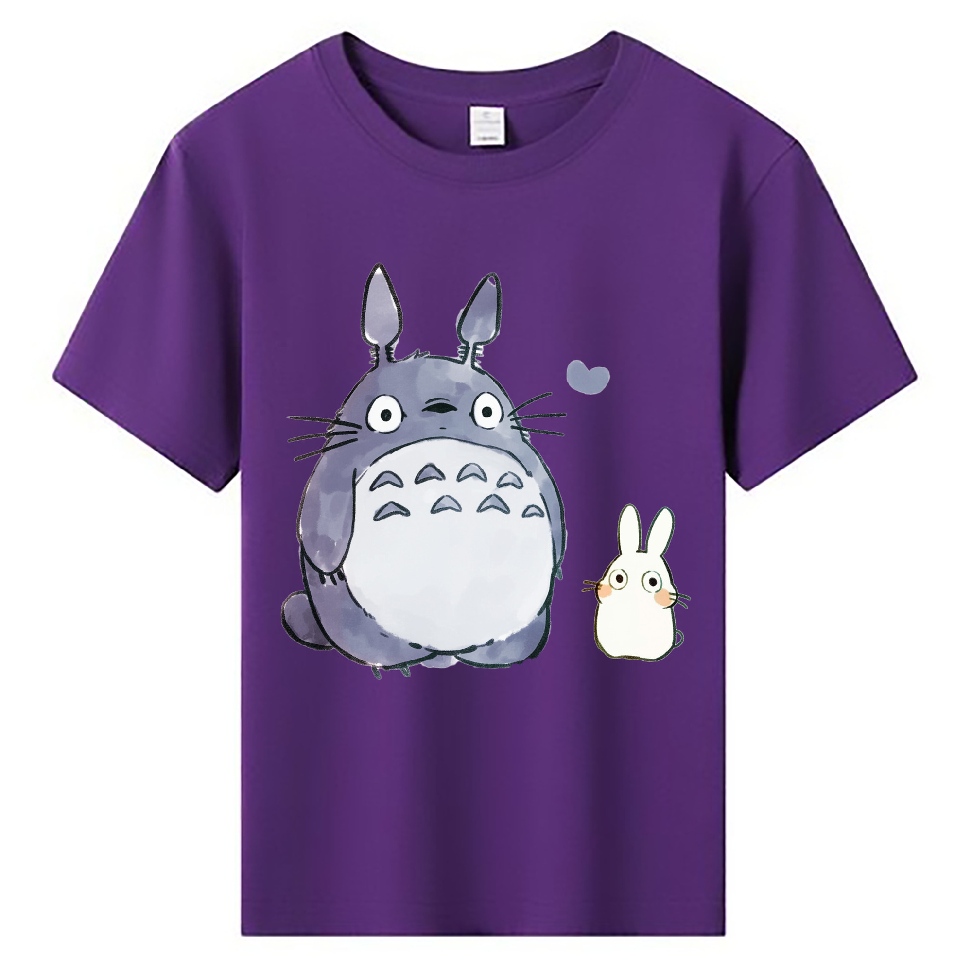 （画像用） となりのトトロ 草壁メイ 草壁サツキ My Neighbor Totoro Satsuki Kusakabe Mei Kusakabe 綿100％キッズTシャツ（フロントプリント）