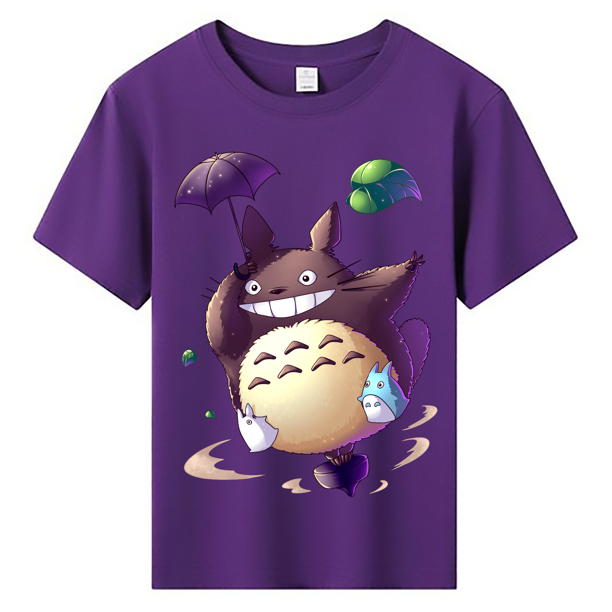 （画像用） となりのトトロ 草壁メイ 草壁サツキ My Neighbor Totoro Satsuki Kusakabe Mei Kusakabe 綿100％キッズTシャツ（フロントプリント）