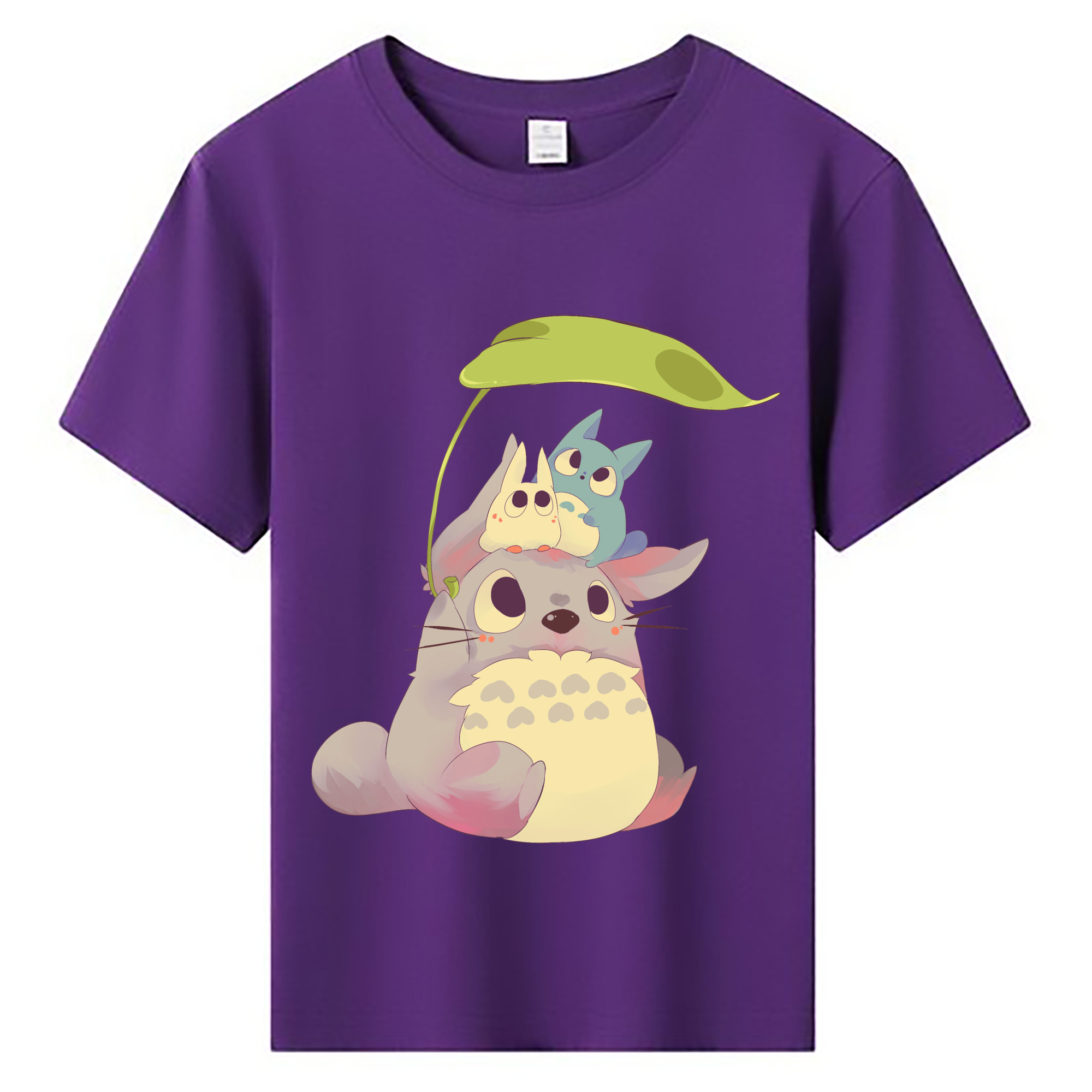 （画像用） となりのトトロ 草壁メイ 草壁サツキ My Neighbor Totoro Satsuki Kusakabe Mei Kusakabe 綿100％キッズTシャツ（フロントプリント）