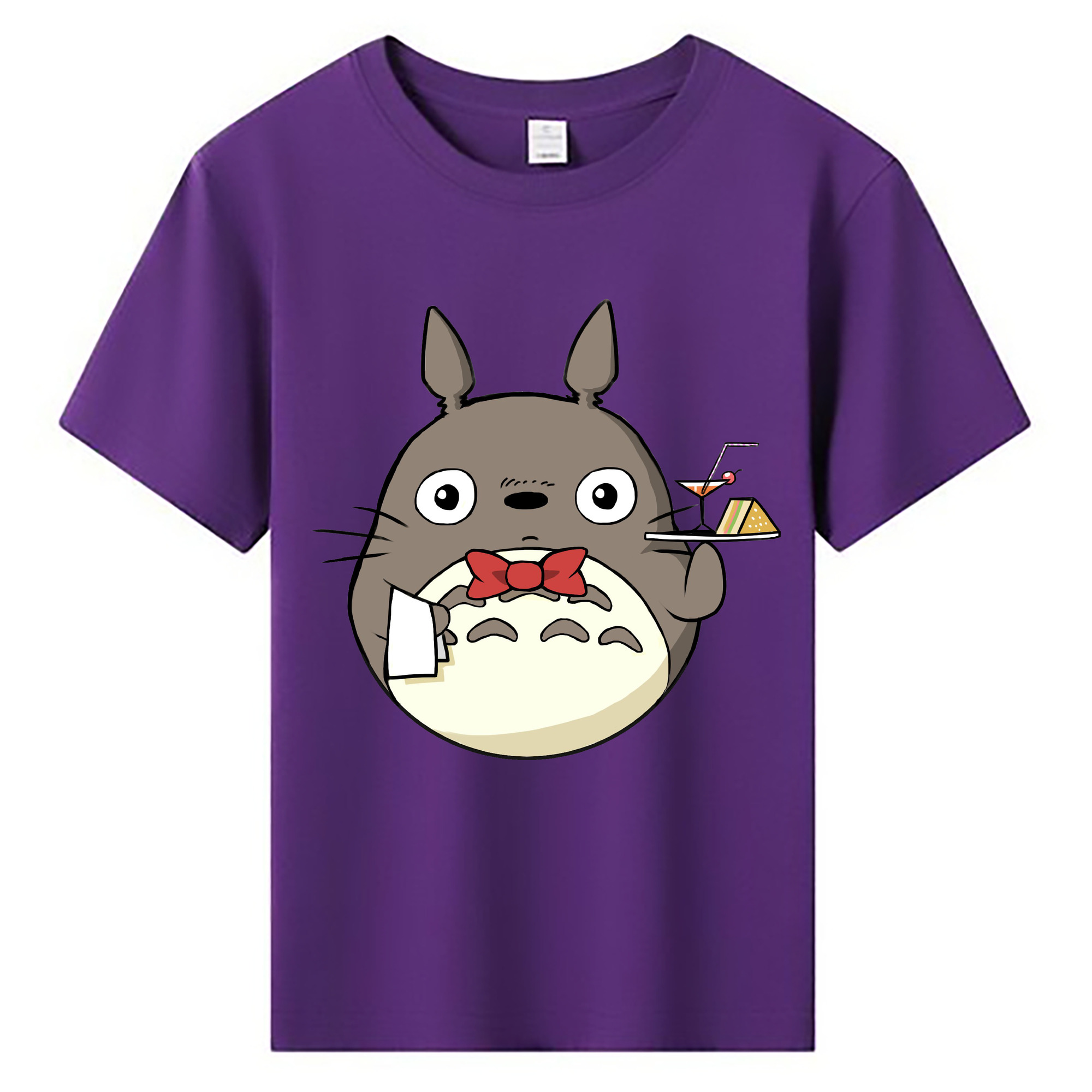 （画像用） となりのトトロ 草壁メイ 草壁サツキ My Neighbor Totoro Satsuki Kusakabe Mei Kusakabe 綿100％キッズTシャツ（フロントプリント）