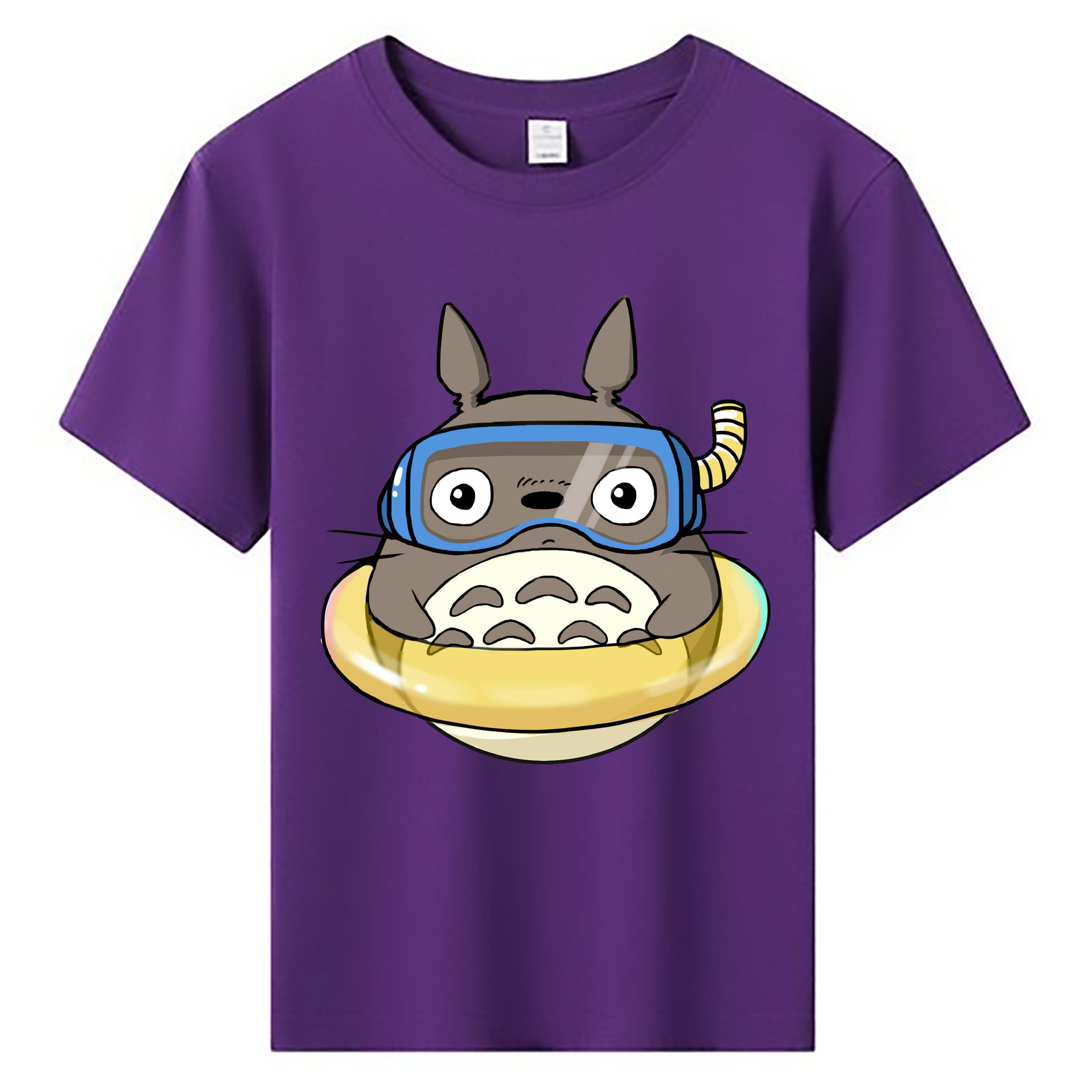 （画像用） となりのトトロ 草壁メイ 草壁サツキ My Neighbor Totoro Satsuki Kusakabe Mei Kusakabe 綿100％キッズTシャツ（フロントプリント）