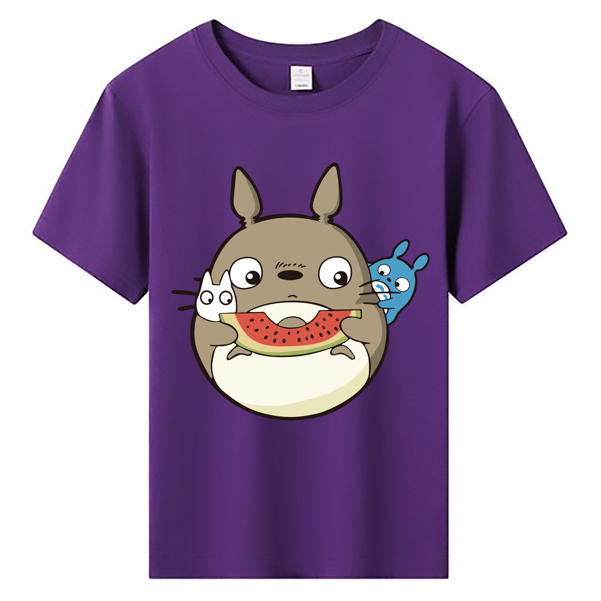 （画像用） となりのトトロ 草壁メイ 草壁サツキ My Neighbor Totoro Satsuki Kusakabe Mei Kusakabe 綿100％キッズTシャツ（フロントプリント）