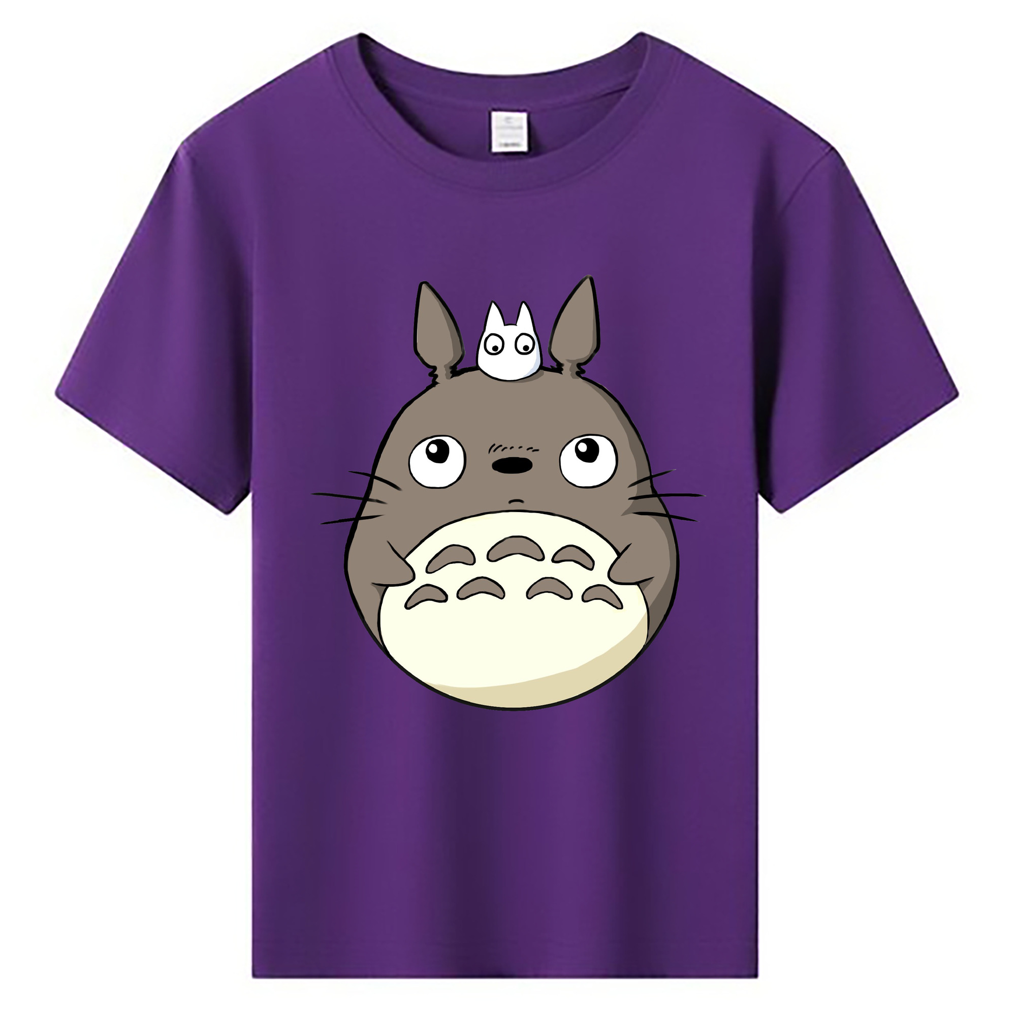 （画像用） となりのトトロ 草壁メイ 草壁サツキ My Neighbor Totoro Satsuki Kusakabe Mei Kusakabe 綿100％キッズTシャツ（フロントプリント）