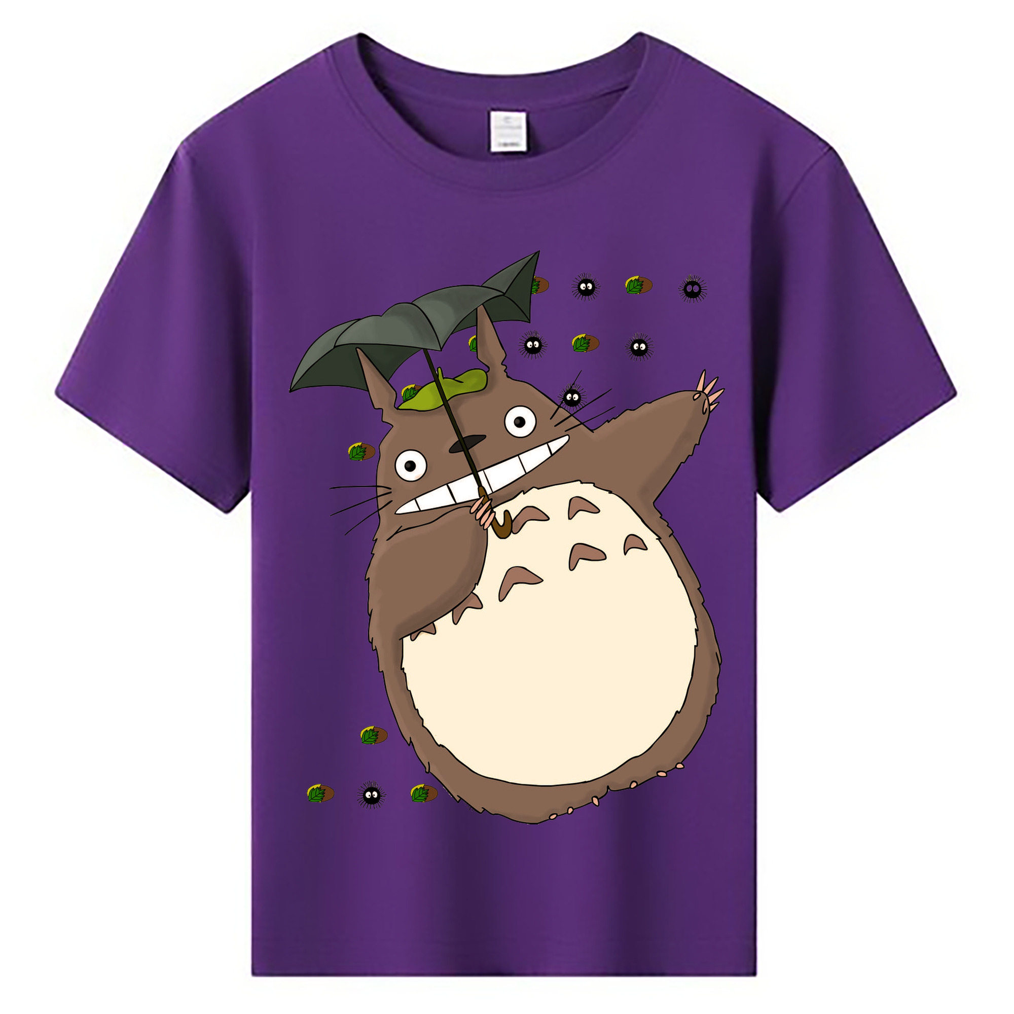 （画像用） となりのトトロ 草壁メイ 草壁サツキ My Neighbor Totoro Satsuki Kusakabe Mei Kusakabe 綿100％キッズTシャツ（フロントプリント）