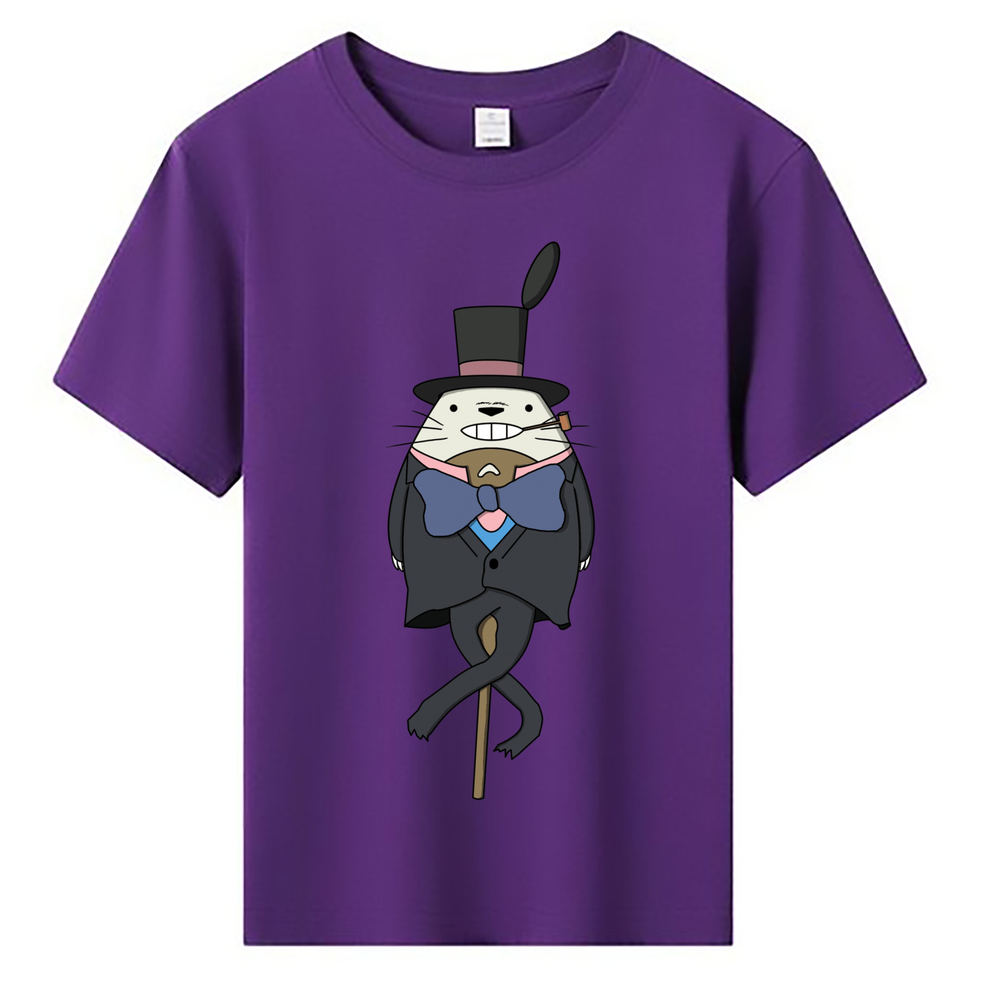 （画像用） となりのトトロ 草壁メイ 草壁サツキ My Neighbor Totoro Satsuki Kusakabe Mei Kusakabe 綿100％キッズTシャツ（フロントプリント）