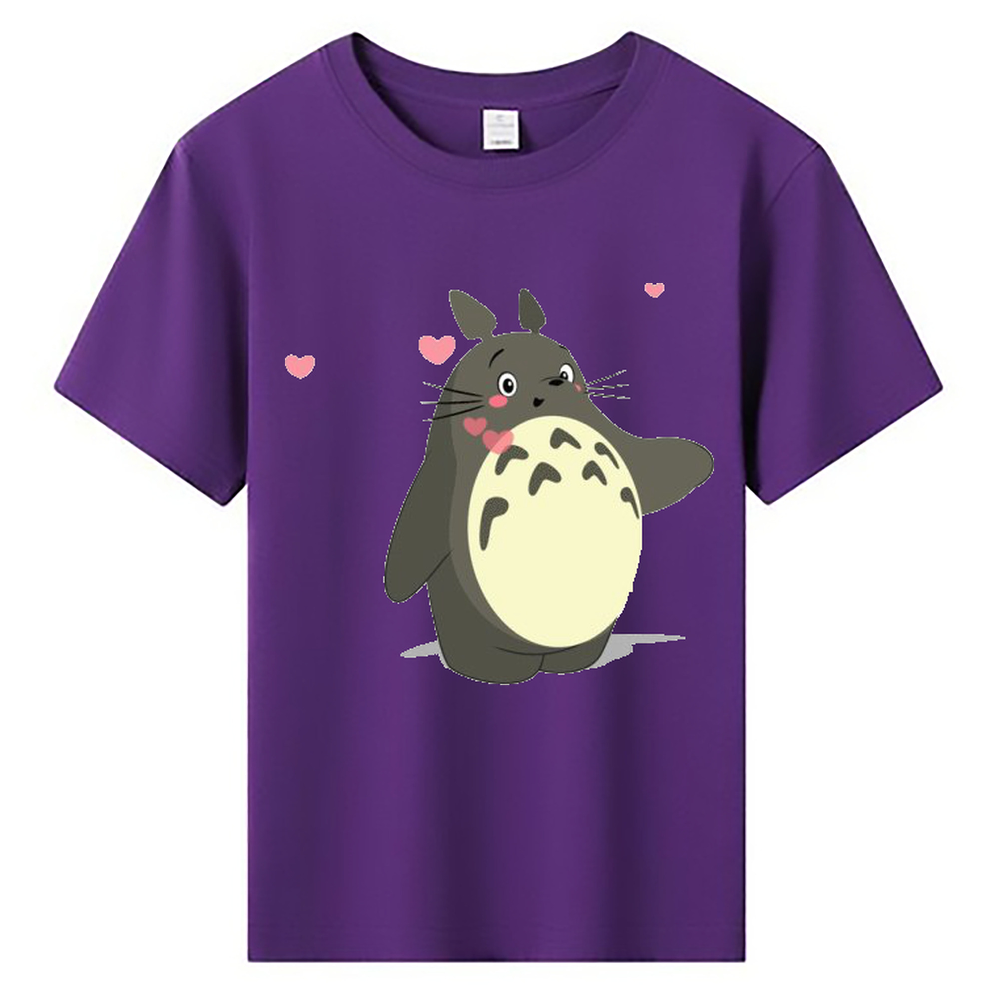 （画像用） となりのトトロ 草壁メイ 草壁サツキ My Neighbor Totoro Satsuki Kusakabe Mei Kusakabe 綿100％キッズTシャツ（フロントプリント）