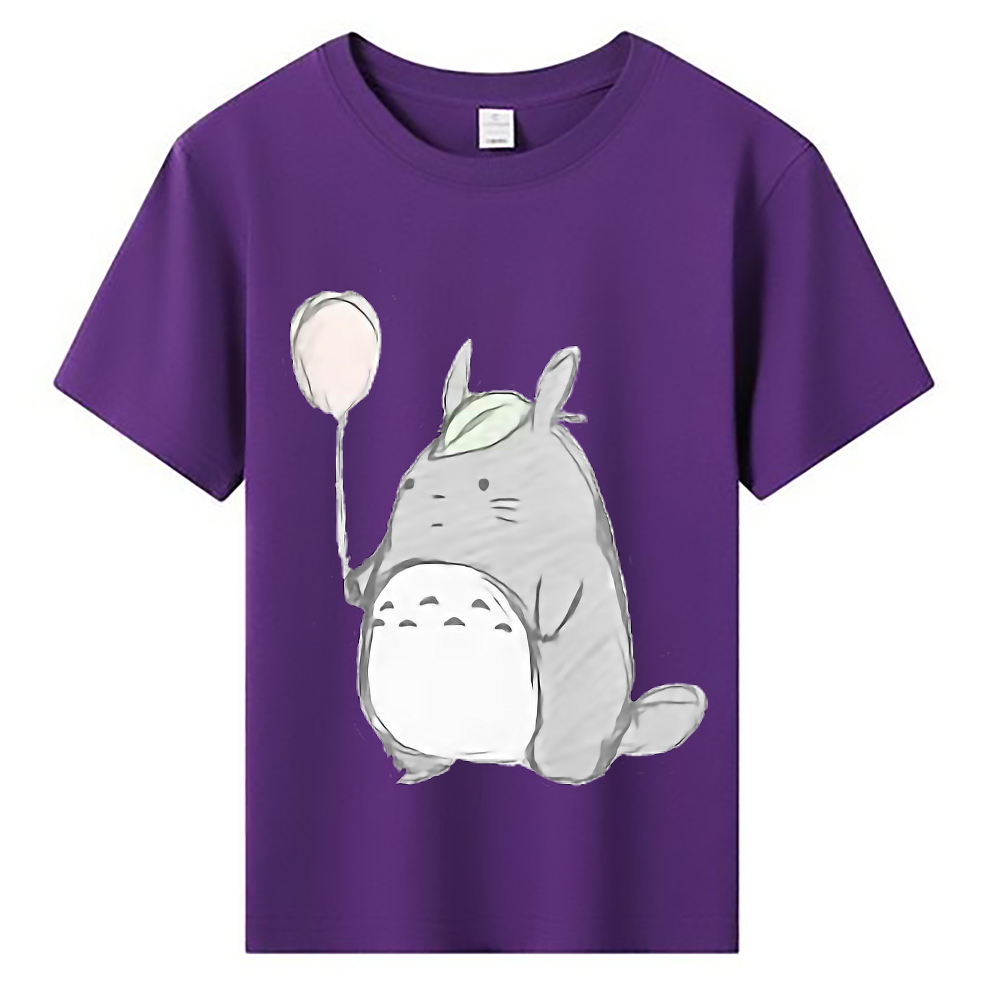 （画像用） となりのトトロ 草壁メイ 草壁サツキ My Neighbor Totoro Satsuki Kusakabe Mei Kusakabe 綿100％キッズTシャツ（フロントプリント）