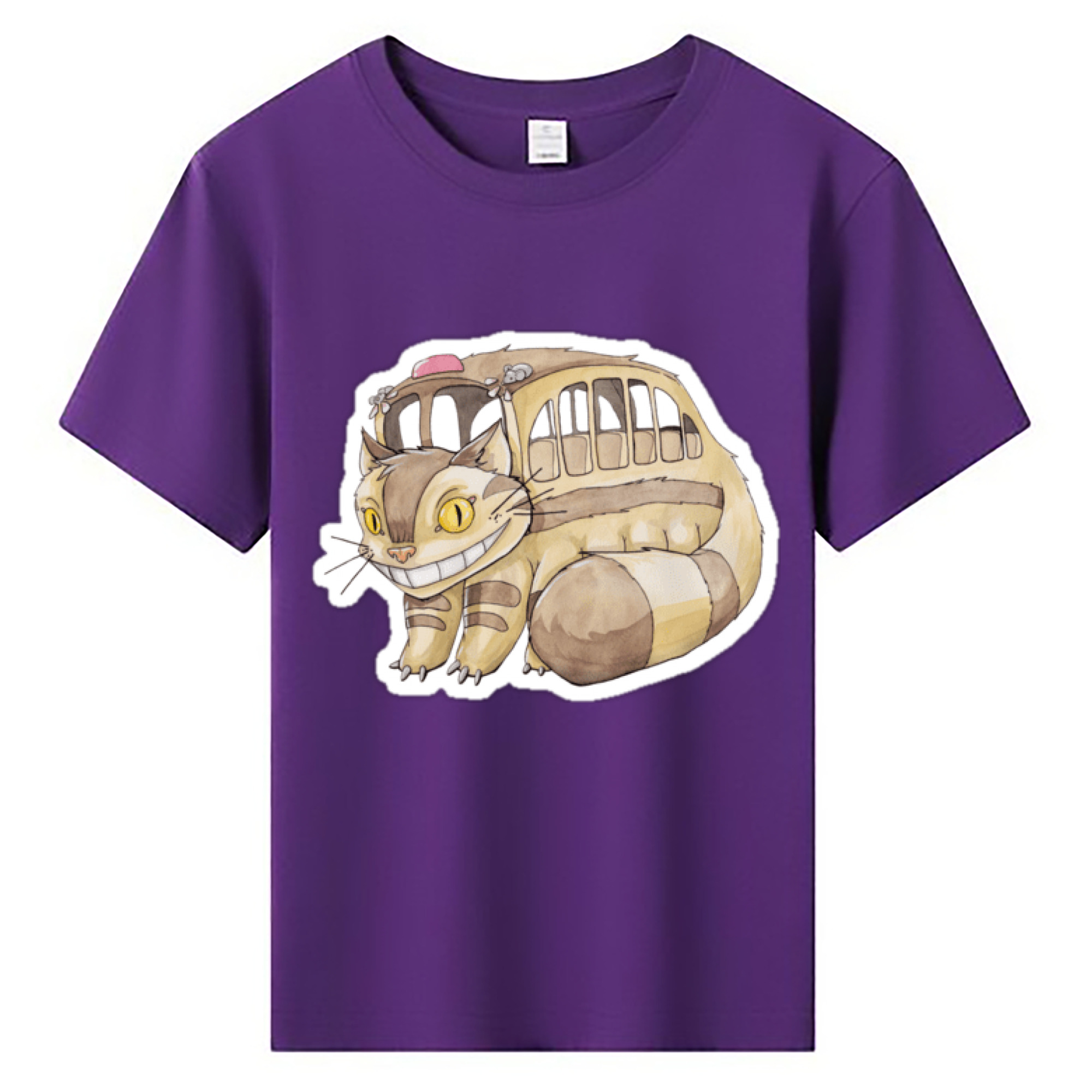 （画像用） となりのトトロ 草壁メイ 草壁サツキ My Neighbor Totoro Satsuki Kusakabe Mei Kusakabe 綿100％キッズTシャツ（フロントプリント）