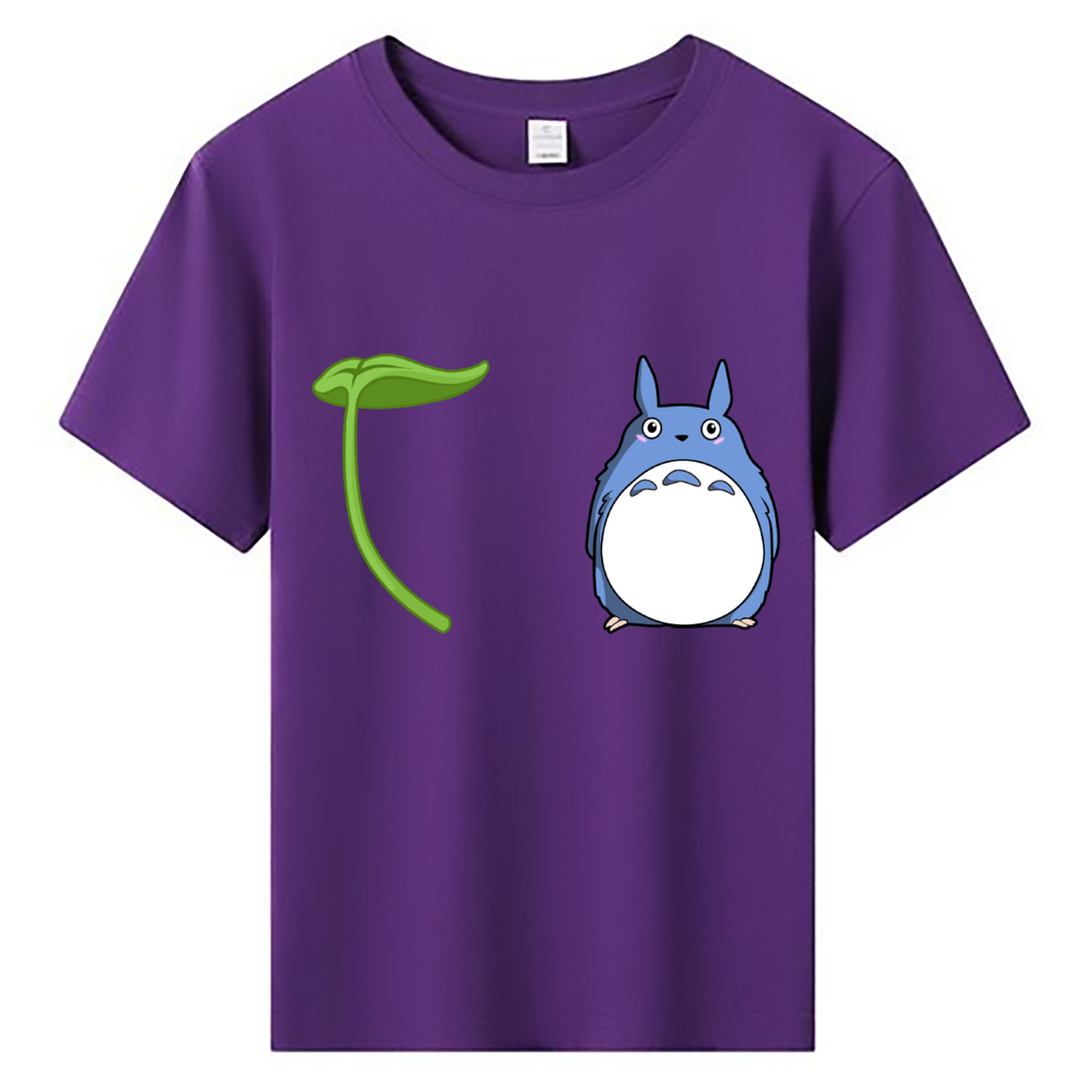 （画像用） となりのトトロ 草壁メイ 草壁サツキ My Neighbor Totoro Satsuki Kusakabe Mei Kusakabe 綿100％キッズTシャツ（フロントプリント）