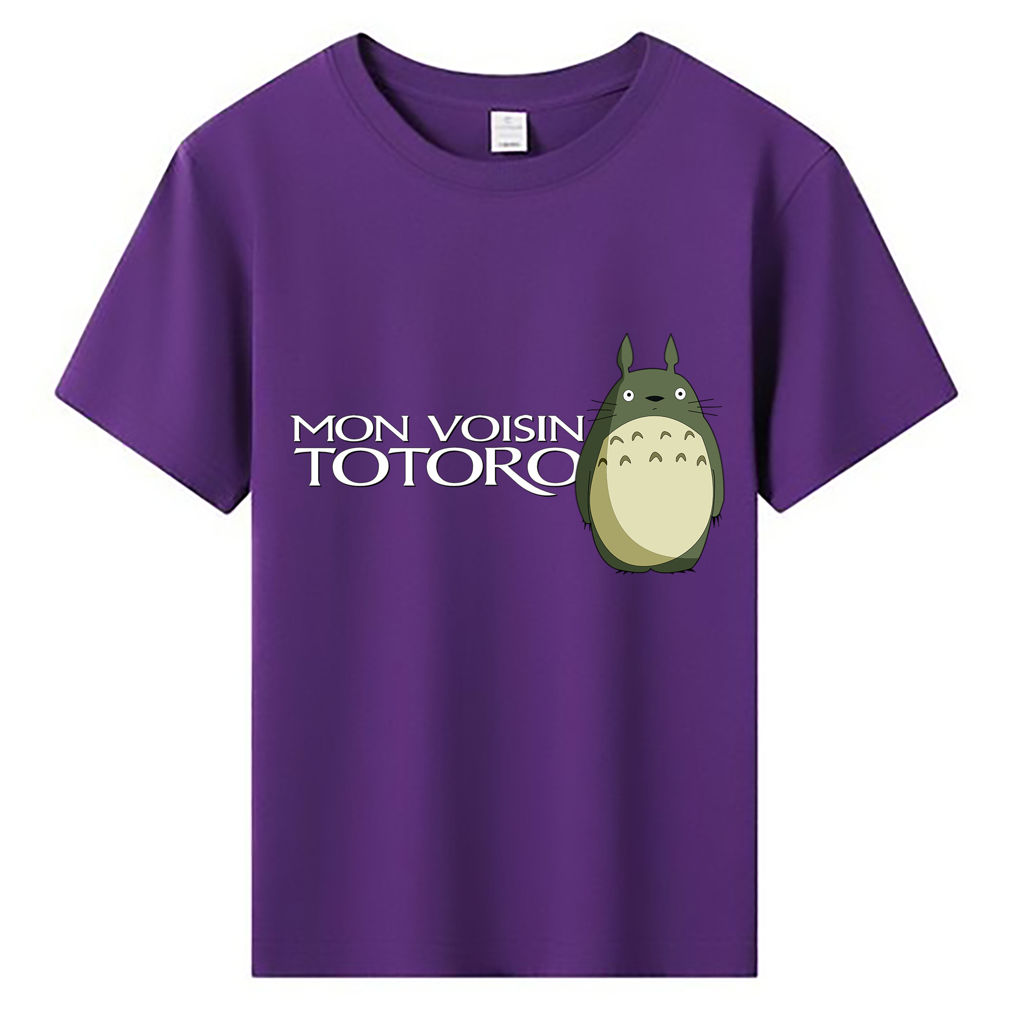 （画像用） となりのトトロ 草壁メイ 草壁サツキ My Neighbor Totoro Satsuki Kusakabe Mei Kusakabe 綿100％キッズTシャツ（フロントプリント）