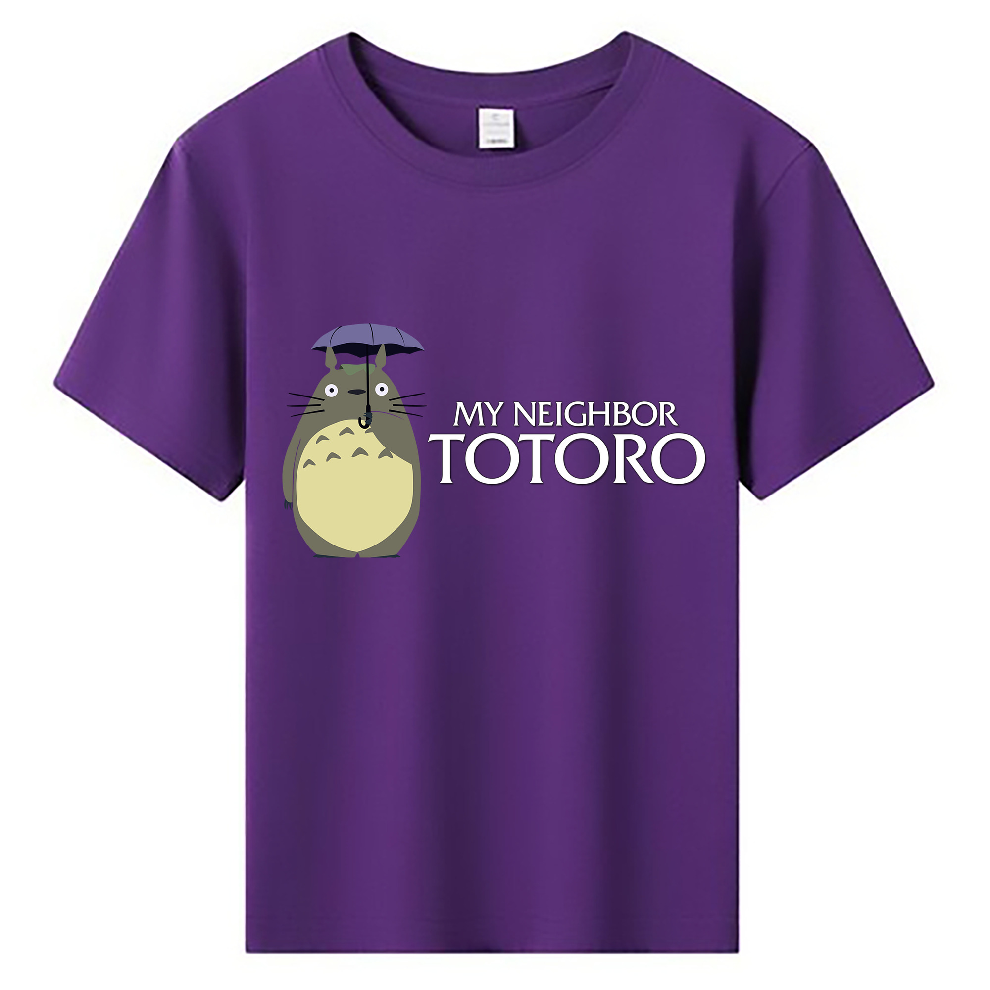 （画像用） となりのトトロ 草壁メイ 草壁サツキ My Neighbor Totoro Satsuki Kusakabe Mei Kusakabe 綿100％キッズTシャツ（フロントプリント）