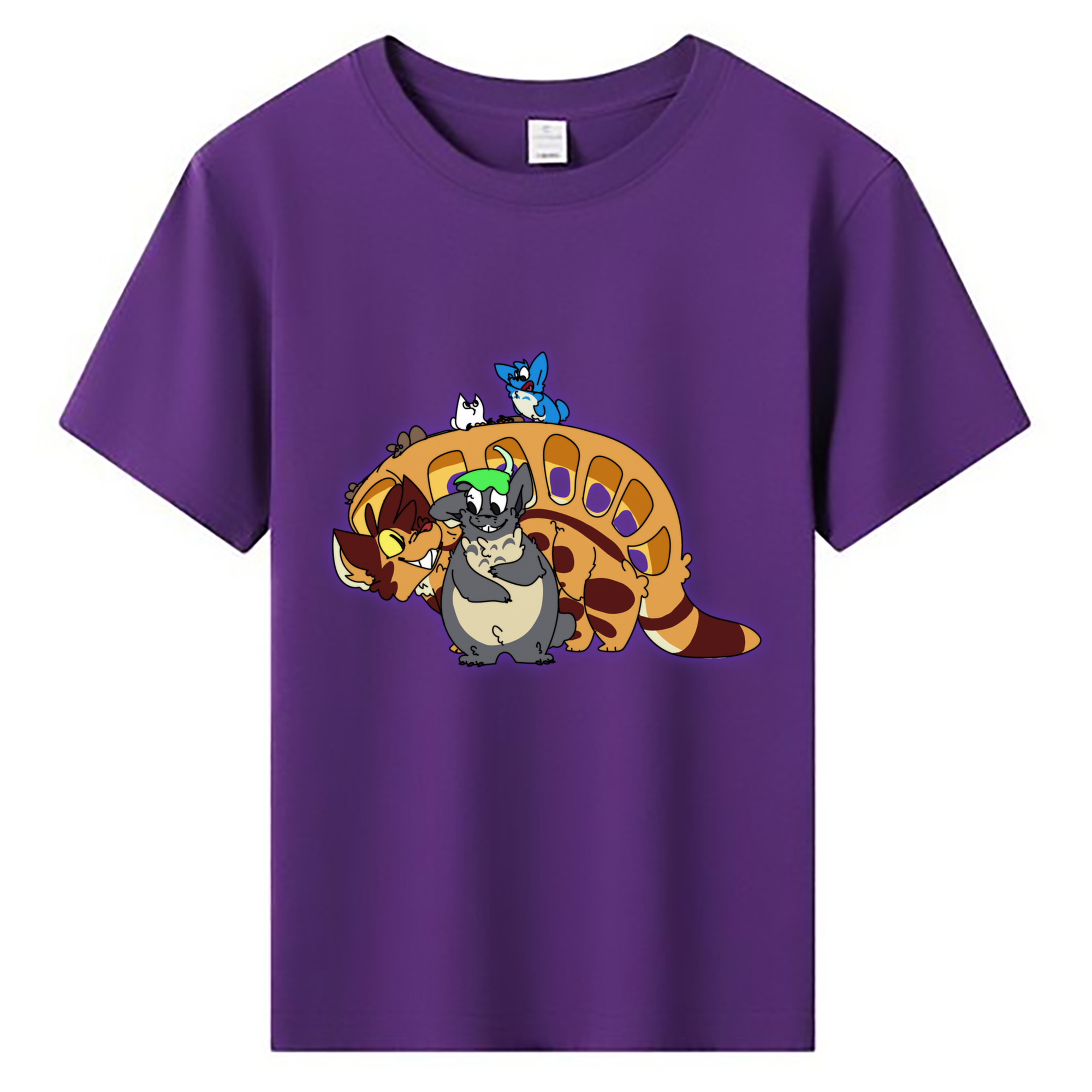 （画像用） となりのトトロ 草壁メイ 草壁サツキ My Neighbor Totoro Satsuki Kusakabe Mei Kusakabe 綿100％キッズTシャツ（フロントプリント）