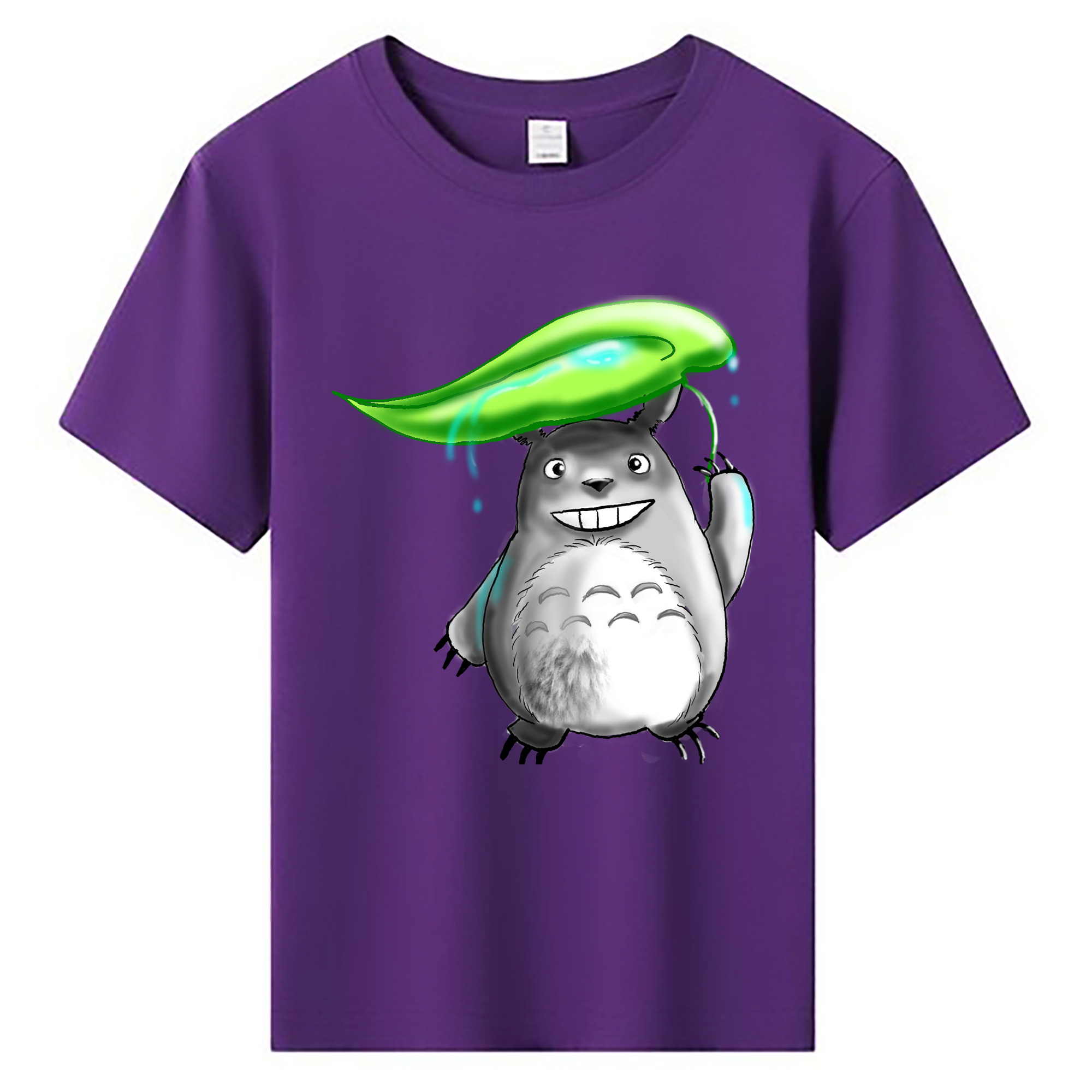 （画像用） となりのトトロ 草壁メイ 草壁サツキ My Neighbor Totoro Satsuki Kusakabe Mei Kusakabe 綿100％キッズTシャツ（フロントプリント）