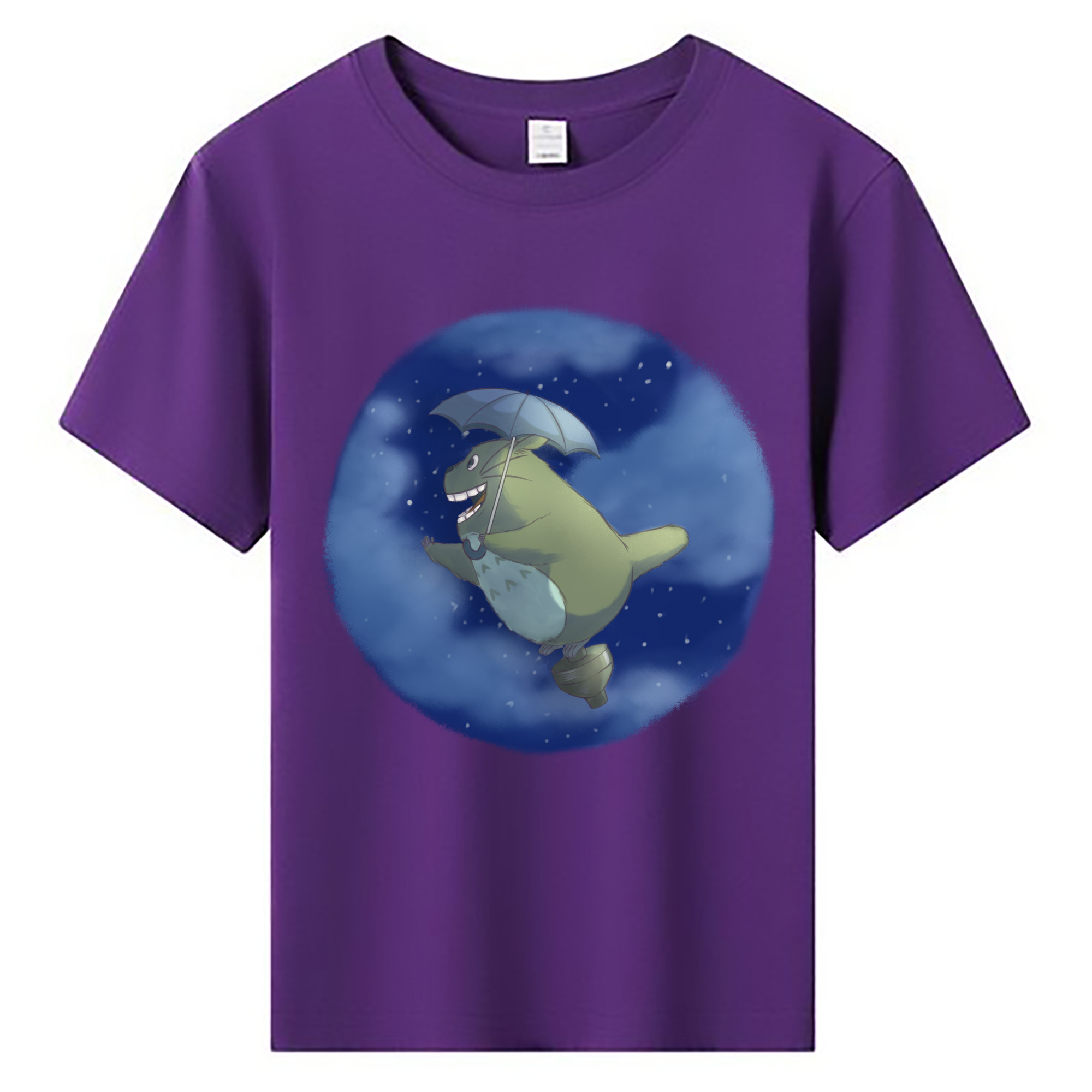 （画像用） となりのトトロ 草壁メイ 草壁サツキ My Neighbor Totoro Satsuki Kusakabe Mei Kusakabe 綿100％キッズTシャツ（フロントプリント）
