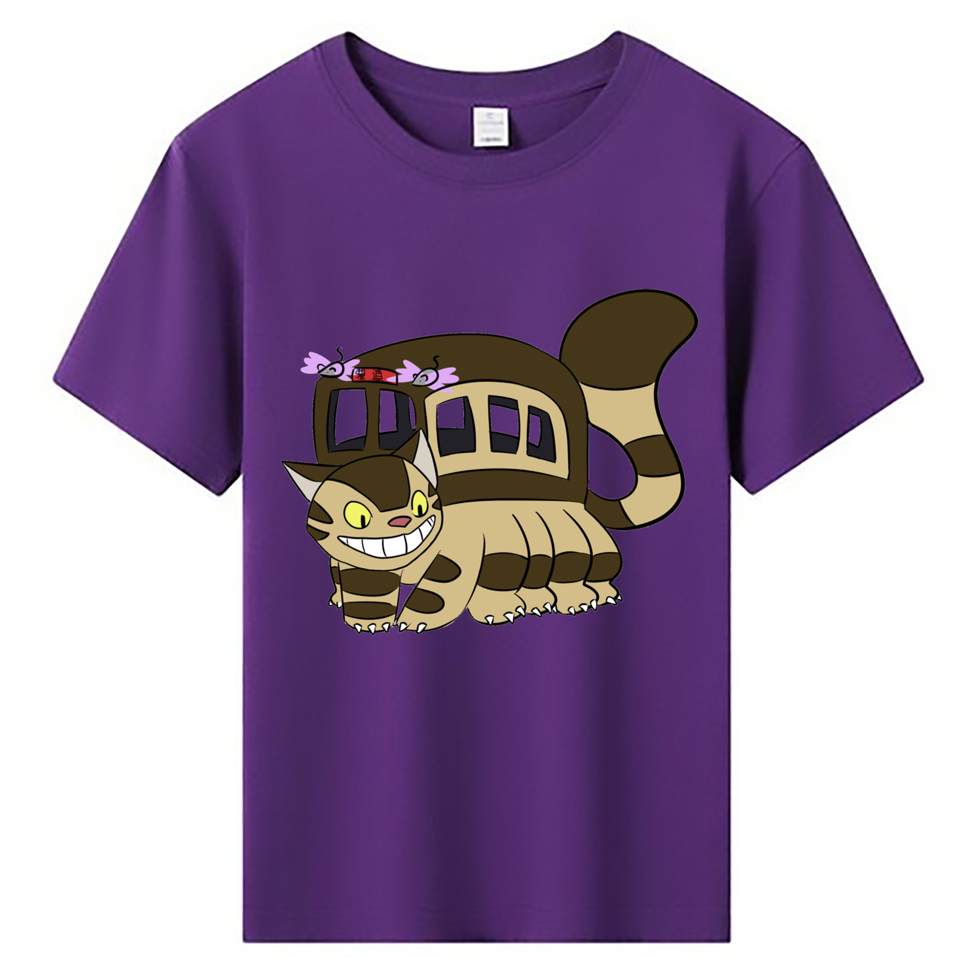 （画像用） となりのトトロ 草壁メイ 草壁サツキ My Neighbor Totoro Satsuki Kusakabe Mei Kusakabe 綿100％キッズTシャツ（フロントプリント）