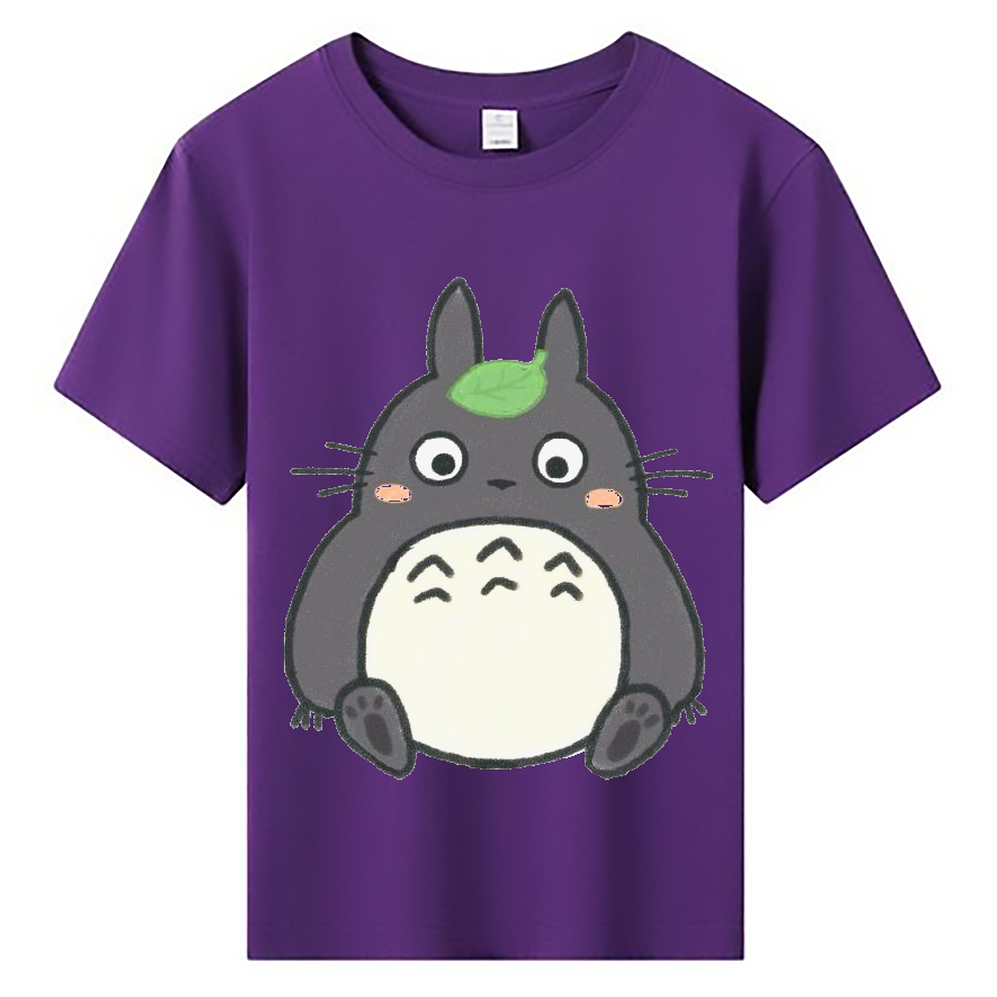 （画像用） となりのトトロ 草壁メイ 草壁サツキ My Neighbor Totoro Satsuki Kusakabe Mei Kusakabe 綿100％キッズTシャツ（フロントプリント）