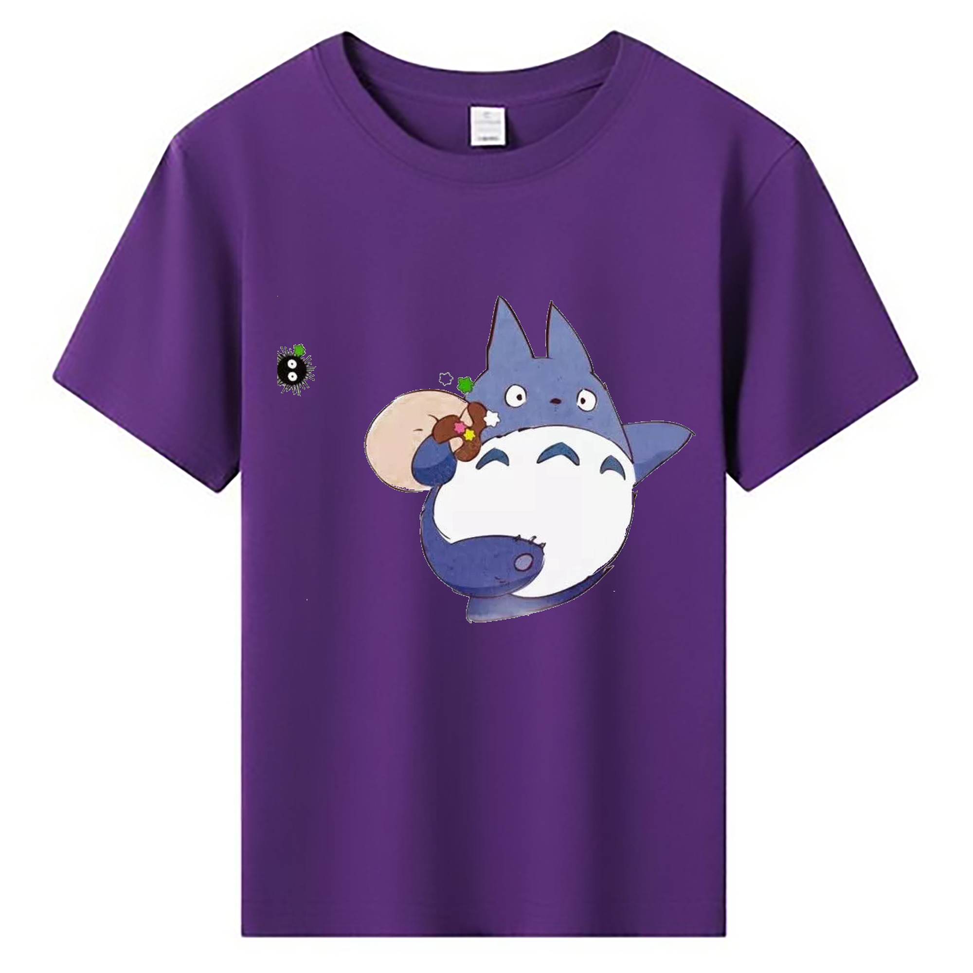 （画像用） となりのトトロ 草壁メイ 草壁サツキ My Neighbor Totoro Satsuki Kusakabe Mei Kusakabe 綿100％キッズTシャツ（フロントプリント）