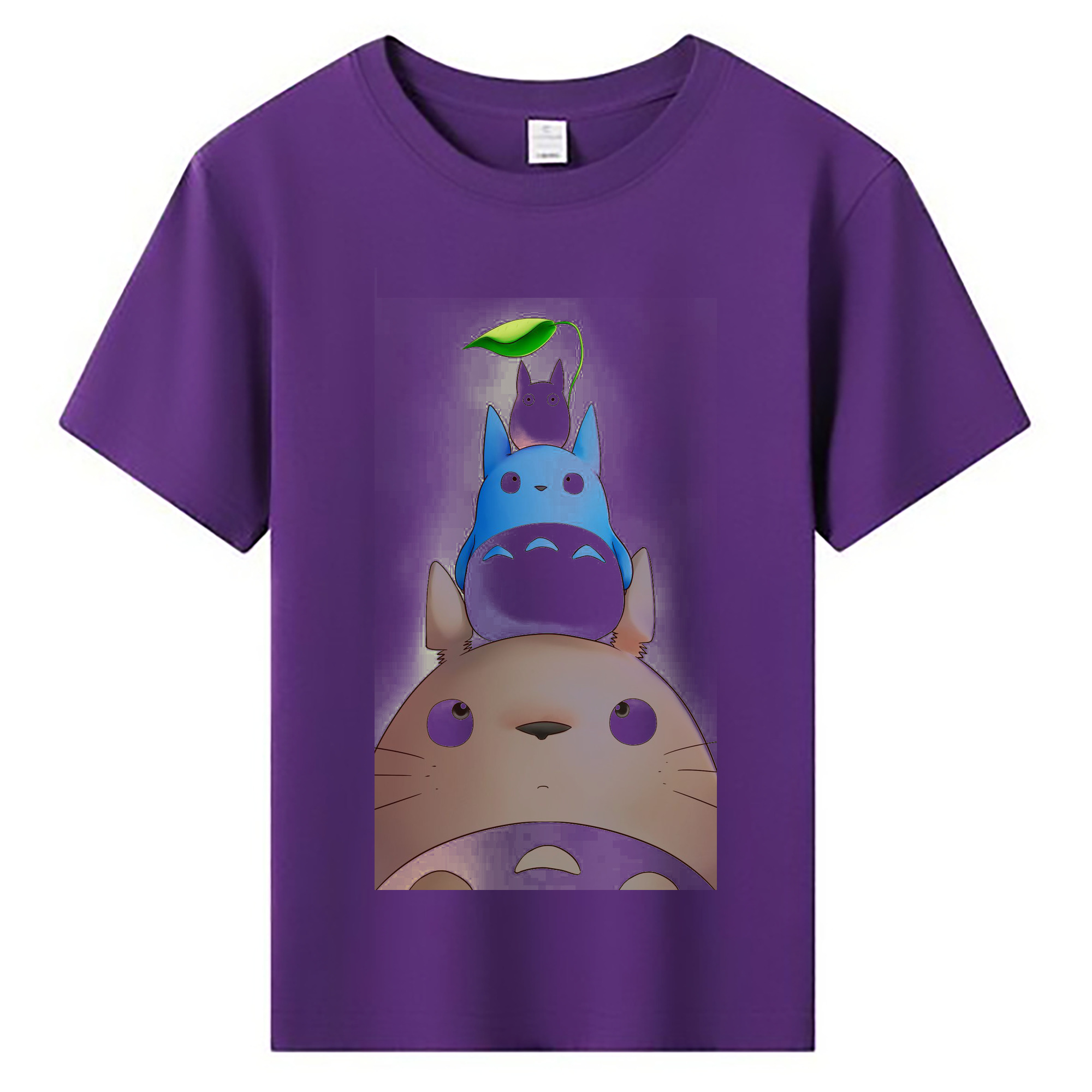 （画像用） となりのトトロ 草壁メイ 草壁サツキ My Neighbor Totoro Satsuki Kusakabe Mei Kusakabe 綿100％キッズTシャツ（フロントプリント）