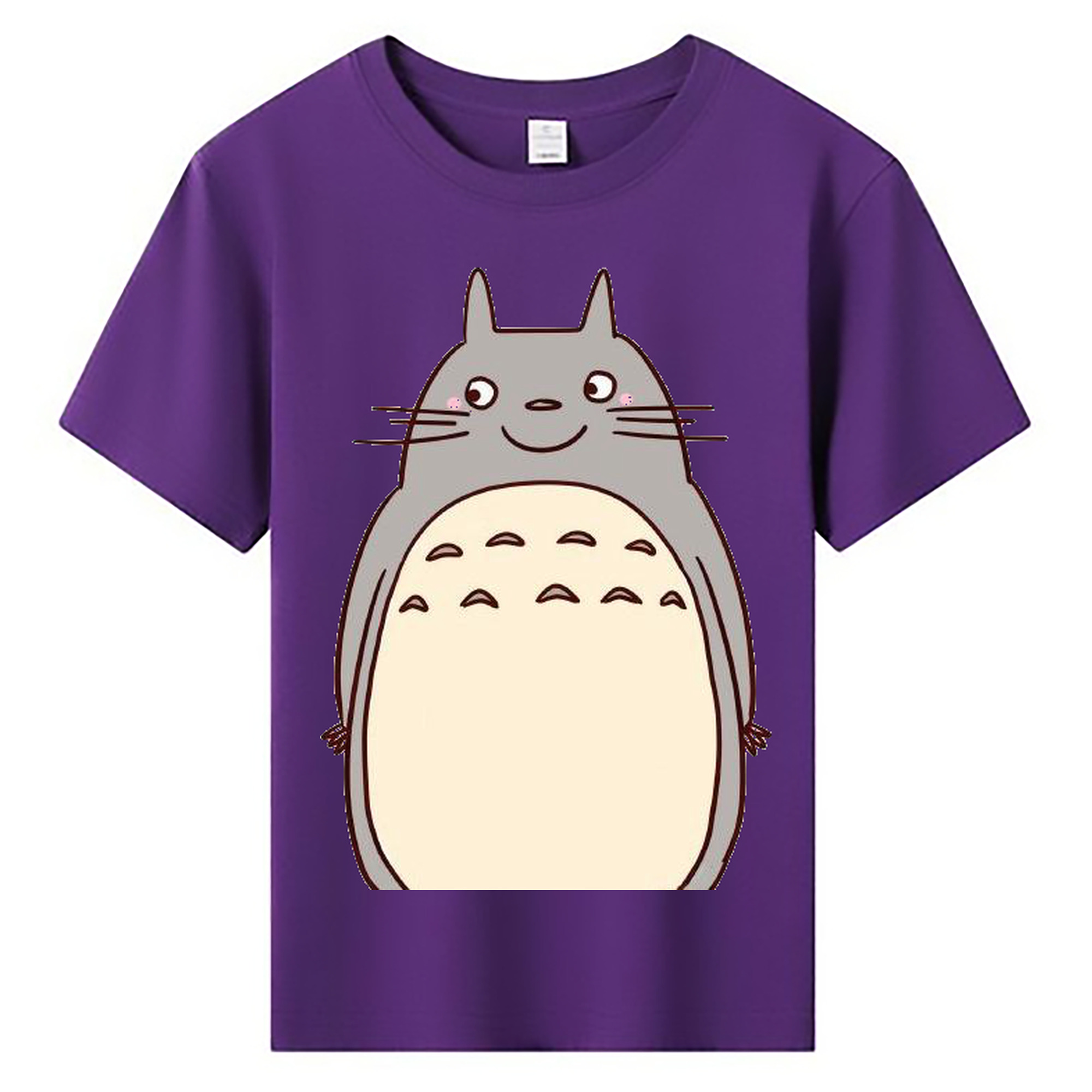 （画像用） となりのトトロ 草壁メイ 草壁サツキ My Neighbor Totoro Satsuki Kusakabe Mei Kusakabe 綿100％キッズTシャツ（フロントプリント）