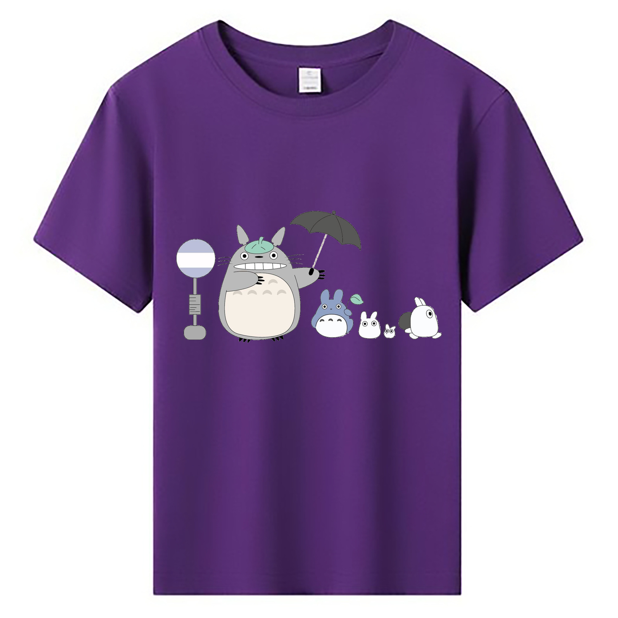 （画像用） となりのトトロ 草壁メイ 草壁サツキ My Neighbor Totoro Satsuki Kusakabe Mei Kusakabe 綿100％キッズTシャツ（フロントプリント）