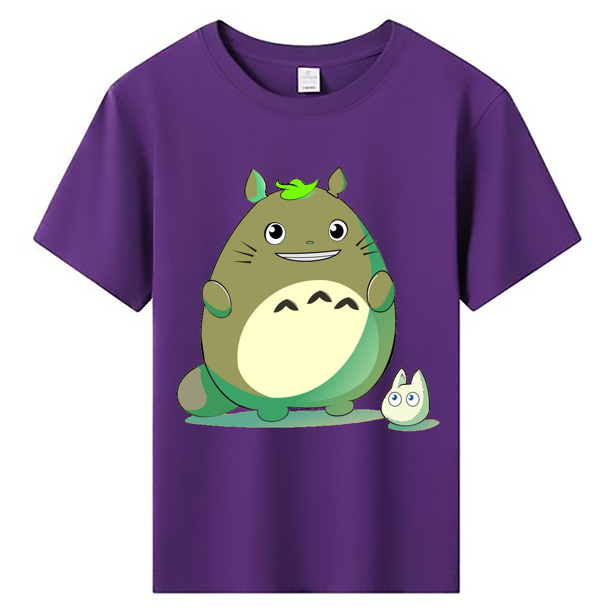 （画像用） となりのトトロ 草壁メイ 草壁サツキ My Neighbor Totoro Satsuki Kusakabe Mei Kusakabe 綿100％キッズTシャツ（フロントプリント）