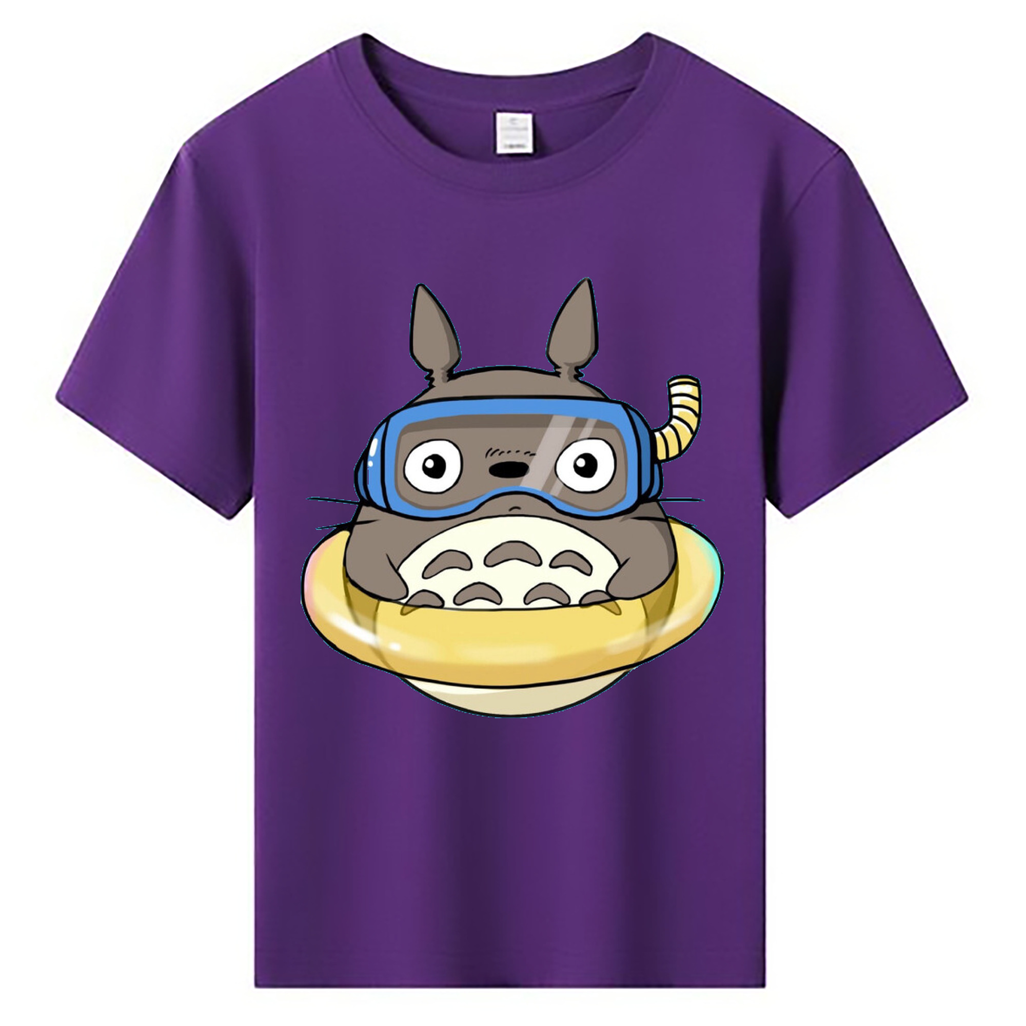 （画像用） となりのトトロ 草壁メイ 草壁サツキ My Neighbor Totoro Satsuki Kusakabe Mei Kusakabe 綿100％キッズTシャツ（フロントプリント）
