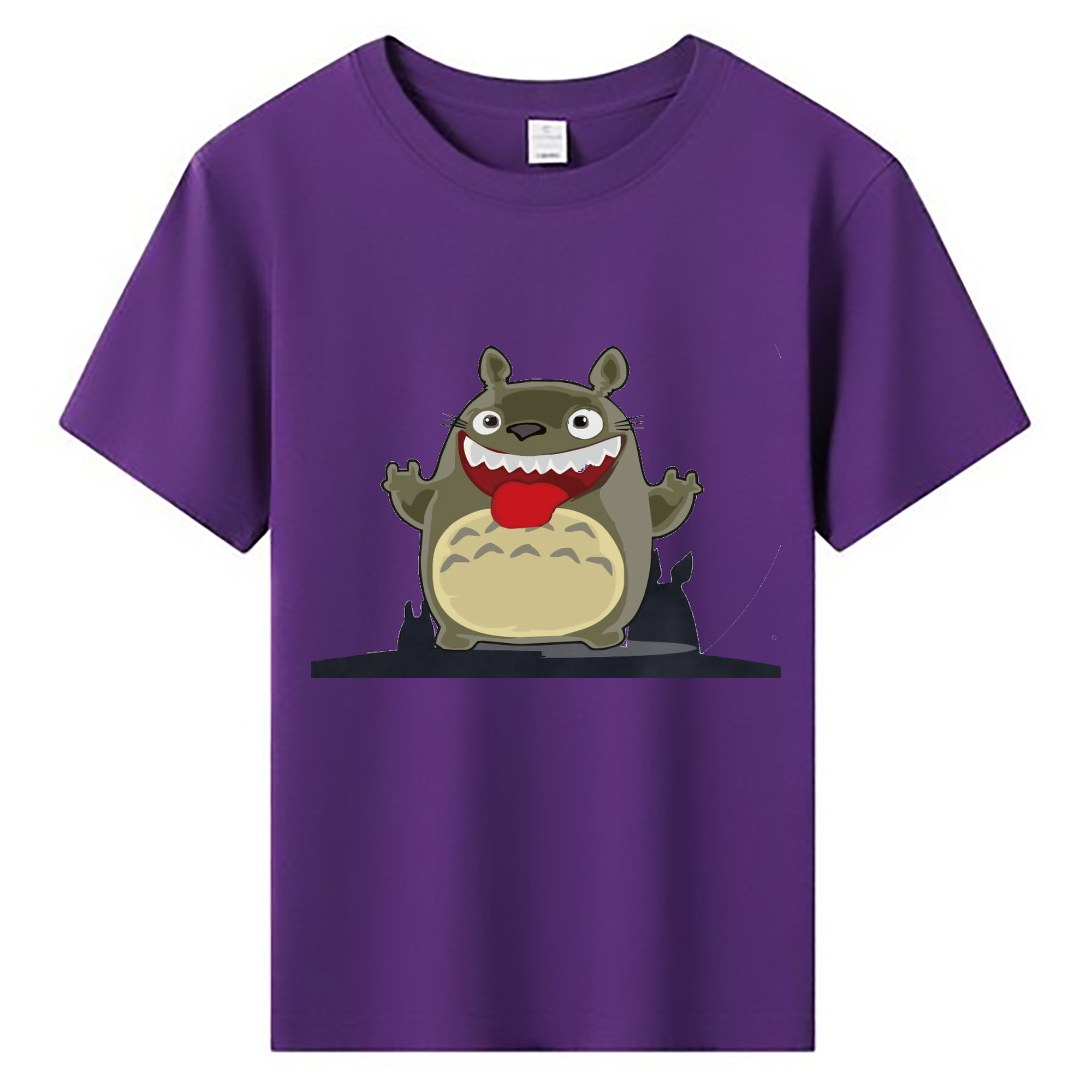 （画像用） となりのトトロ 草壁メイ 草壁サツキ My Neighbor Totoro Satsuki Kusakabe Mei Kusakabe 綿100％キッズTシャツ（フロントプリント）