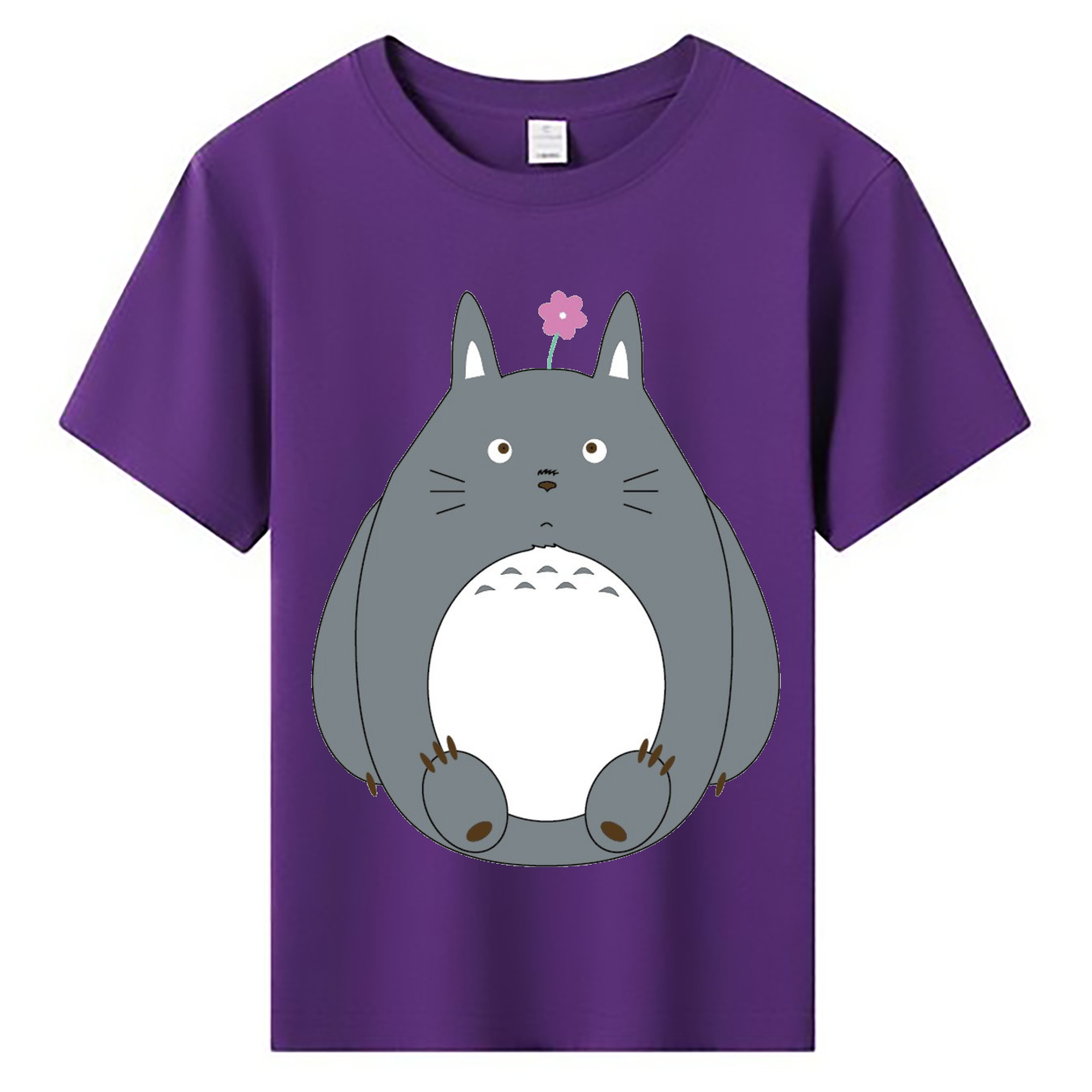 （画像用） となりのトトロ 草壁メイ 草壁サツキ My Neighbor Totoro Satsuki Kusakabe Mei Kusakabe 綿100％キッズTシャツ（フロントプリント）