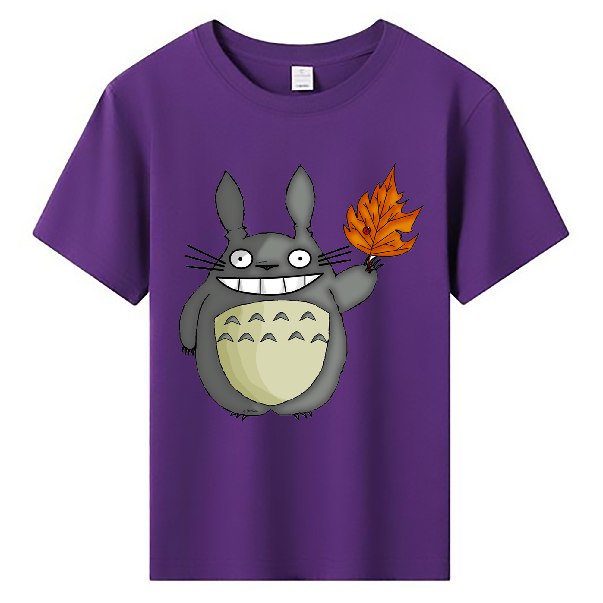 （画像用） となりのトトロ 草壁メイ 草壁サツキ My Neighbor Totoro Satsuki Kusakabe Mei Kusakabe 綿100％キッズTシャツ（フロントプリント）