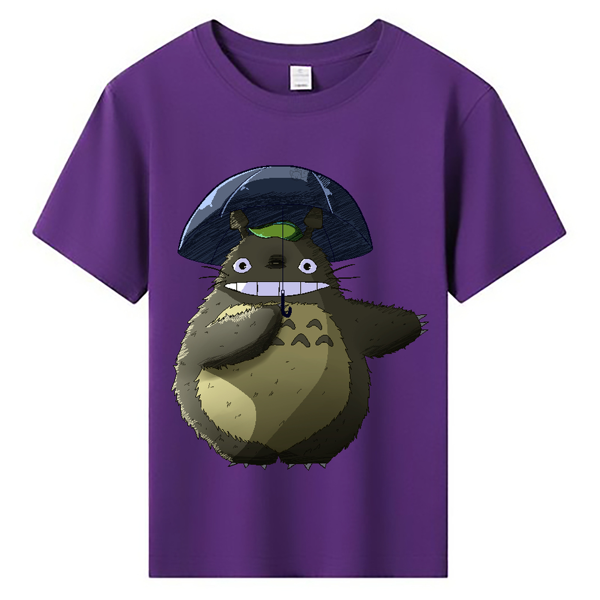 （画像用） となりのトトロ 草壁メイ 草壁サツキ My Neighbor Totoro Satsuki Kusakabe Mei Kusakabe 綿100％キッズTシャツ（フロントプリント）