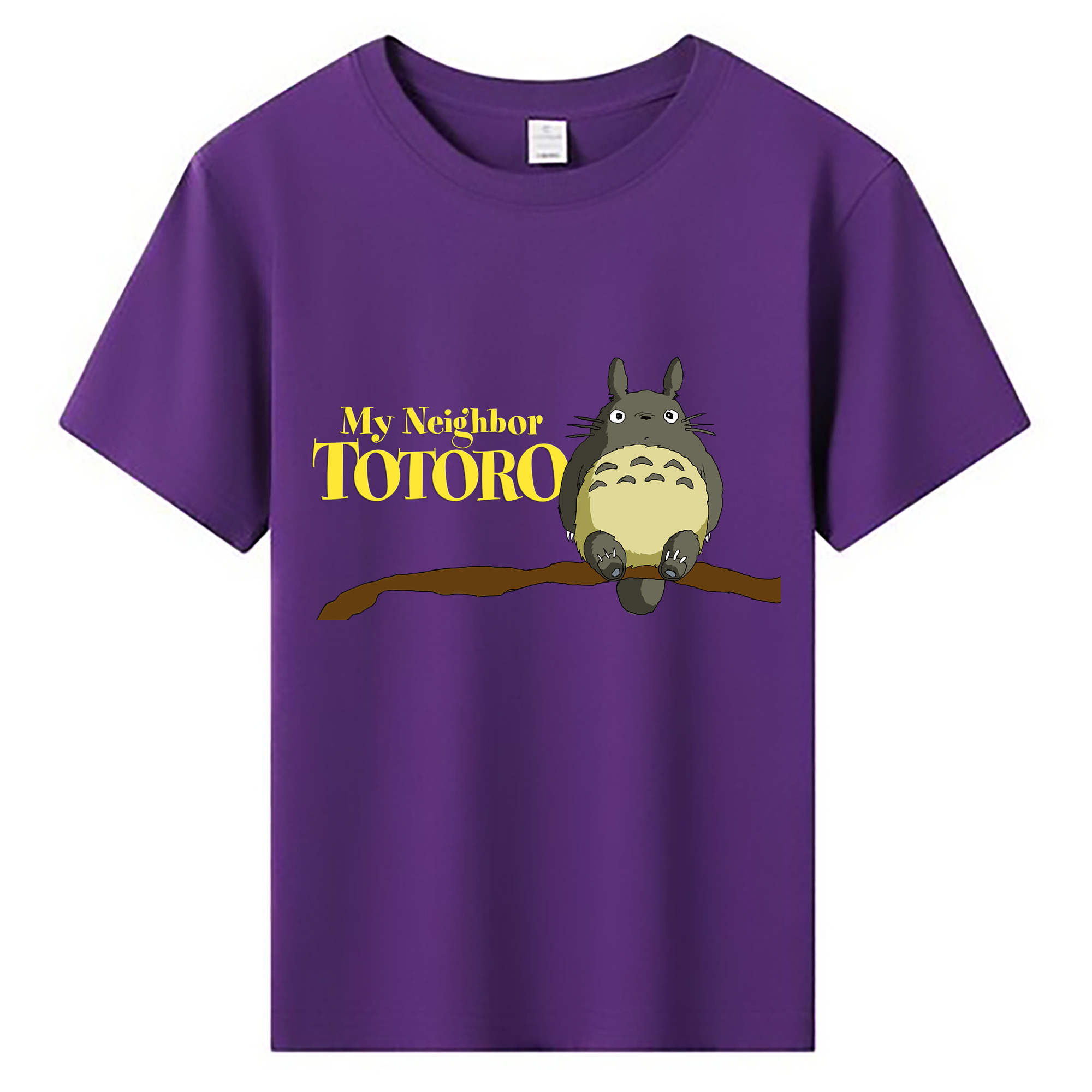 （画像用） となりのトトロ 草壁メイ 草壁サツキ My Neighbor Totoro Satsuki Kusakabe Mei Kusakabe 綿100％キッズTシャツ（フロントプリント）