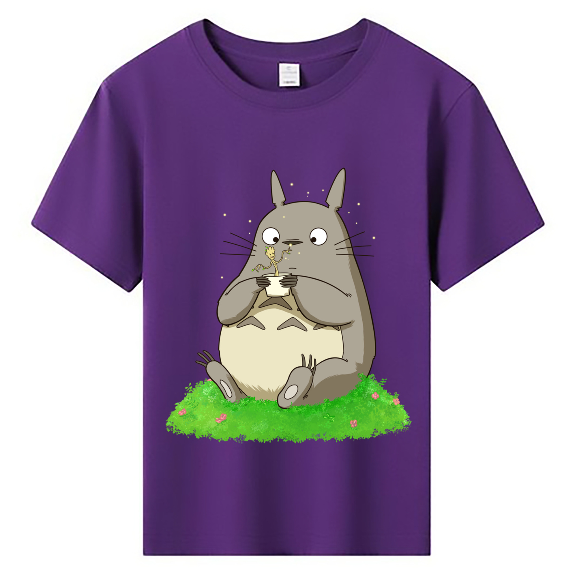 （画像用） となりのトトロ 草壁メイ 草壁サツキ My Neighbor Totoro Satsuki Kusakabe Mei Kusakabe 綿100％キッズTシャツ（フロントプリント）