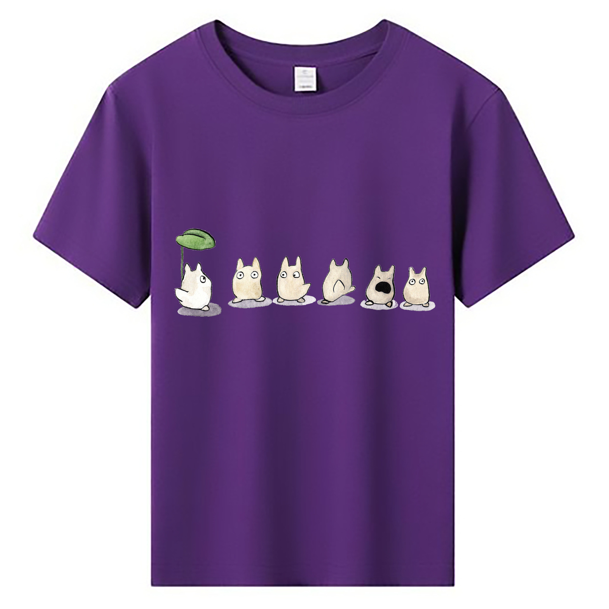 （画像用） となりのトトロ 草壁メイ 草壁サツキ My Neighbor Totoro Satsuki Kusakabe Mei Kusakabe 綿100％キッズTシャツ（フロントプリント）