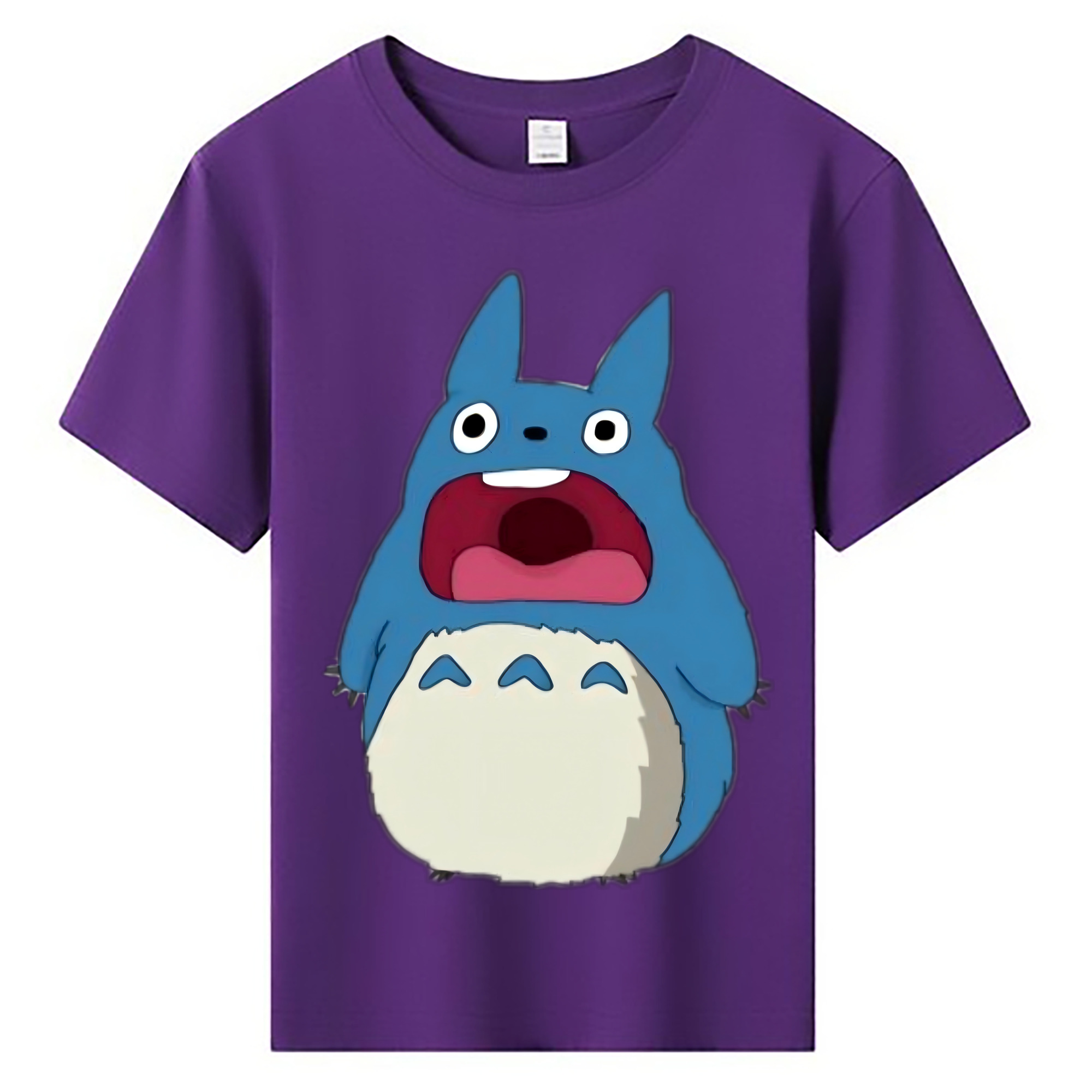 （画像用） となりのトトロ 草壁メイ 草壁サツキ My Neighbor Totoro Satsuki Kusakabe Mei Kusakabe 綿100％キッズTシャツ（フロントプリント）