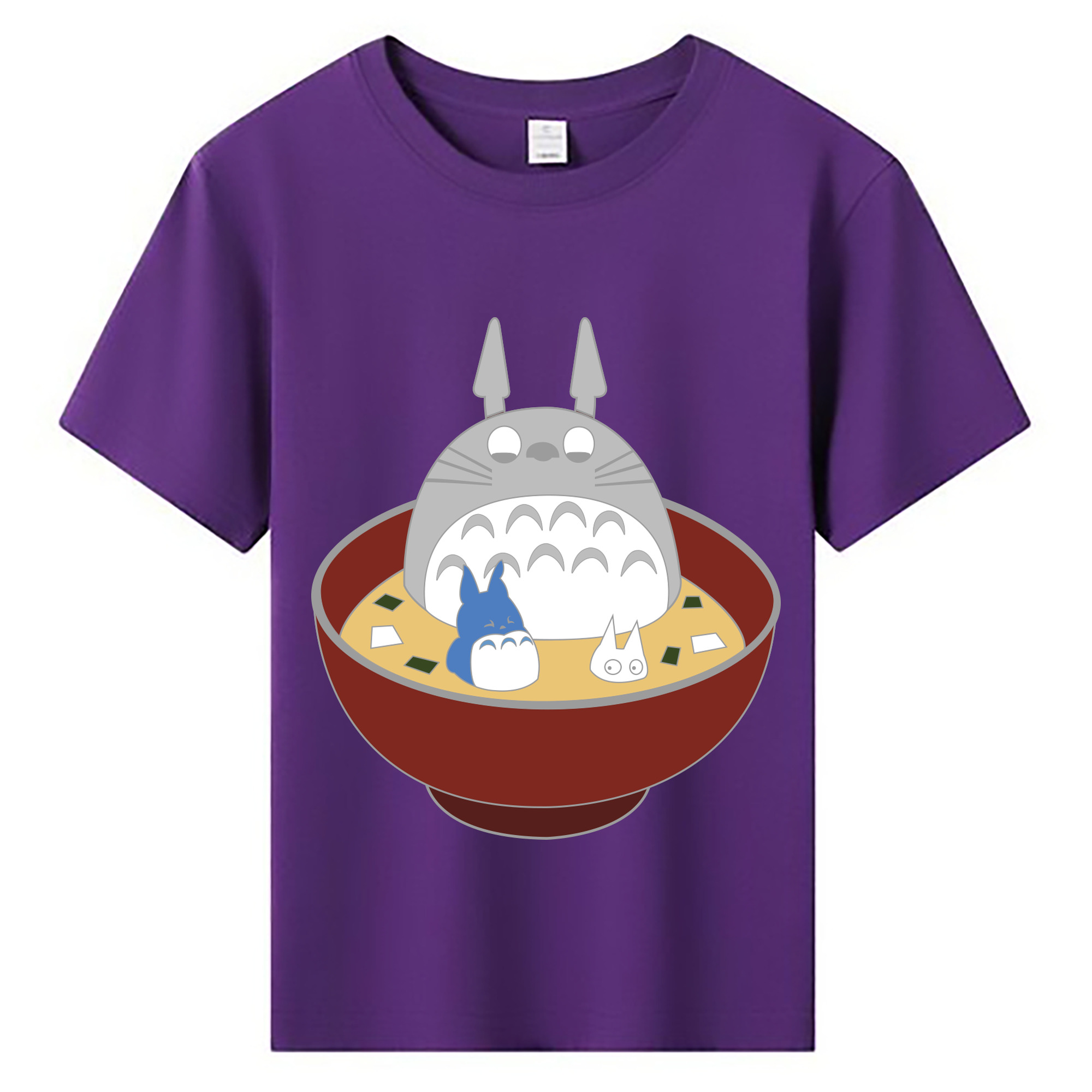 （画像用） となりのトトロ 草壁メイ 草壁サツキ My Neighbor Totoro Satsuki Kusakabe Mei Kusakabe 綿100％キッズTシャツ（フロントプリント）
