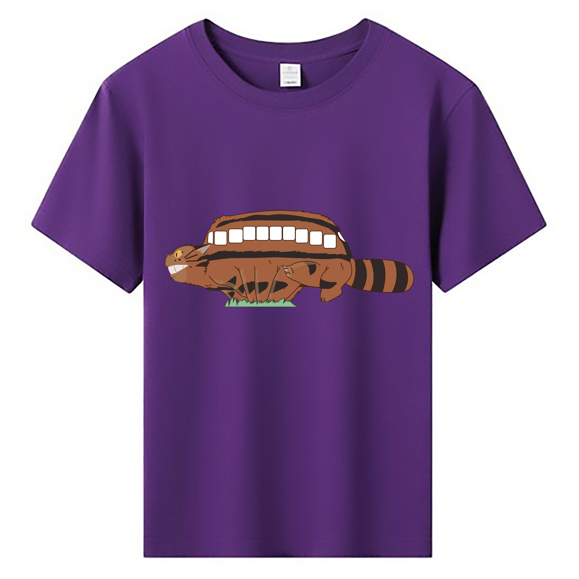 （画像用） となりのトトロ 草壁メイ 草壁サツキ My Neighbor Totoro Satsuki Kusakabe Mei Kusakabe 綿100％キッズTシャツ（フロントプリント）