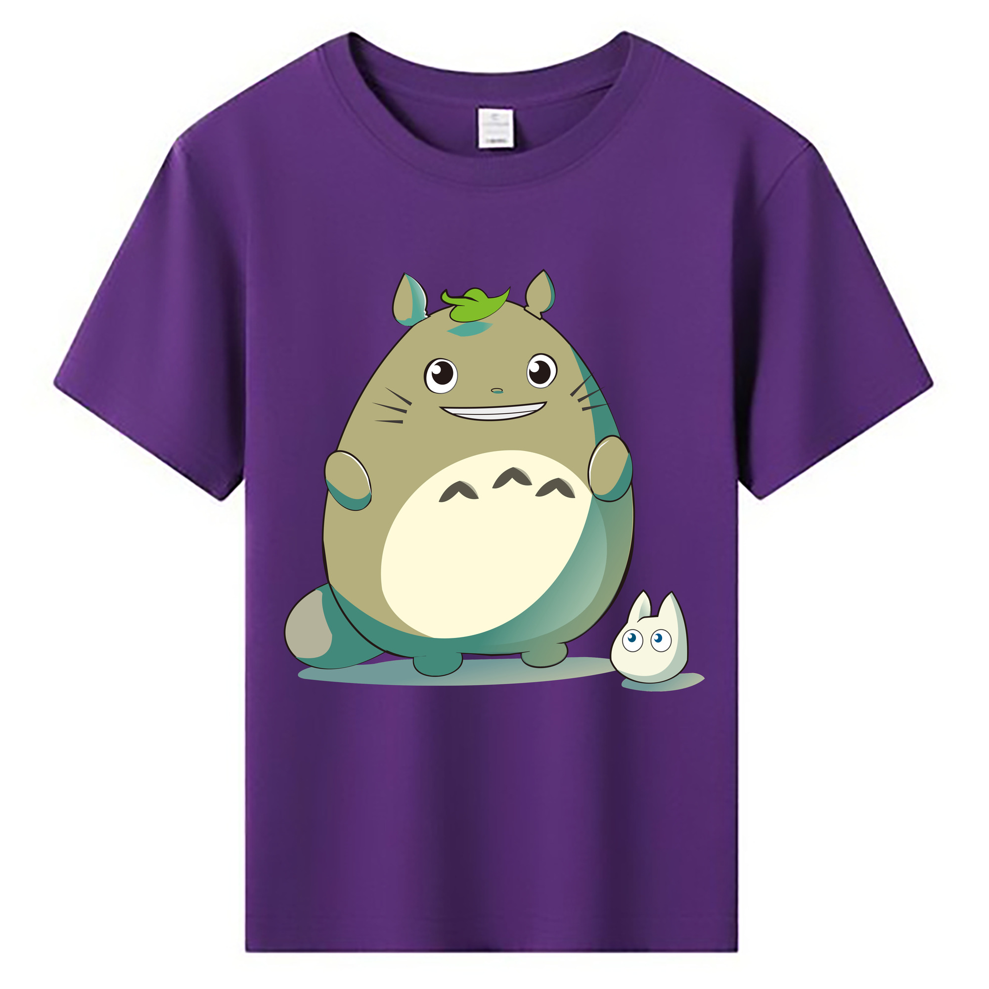 （画像用） となりのトトロ 草壁メイ 草壁サツキ My Neighbor Totoro Satsuki Kusakabe Mei Kusakabe 綿100％キッズTシャツ（フロントプリント）
