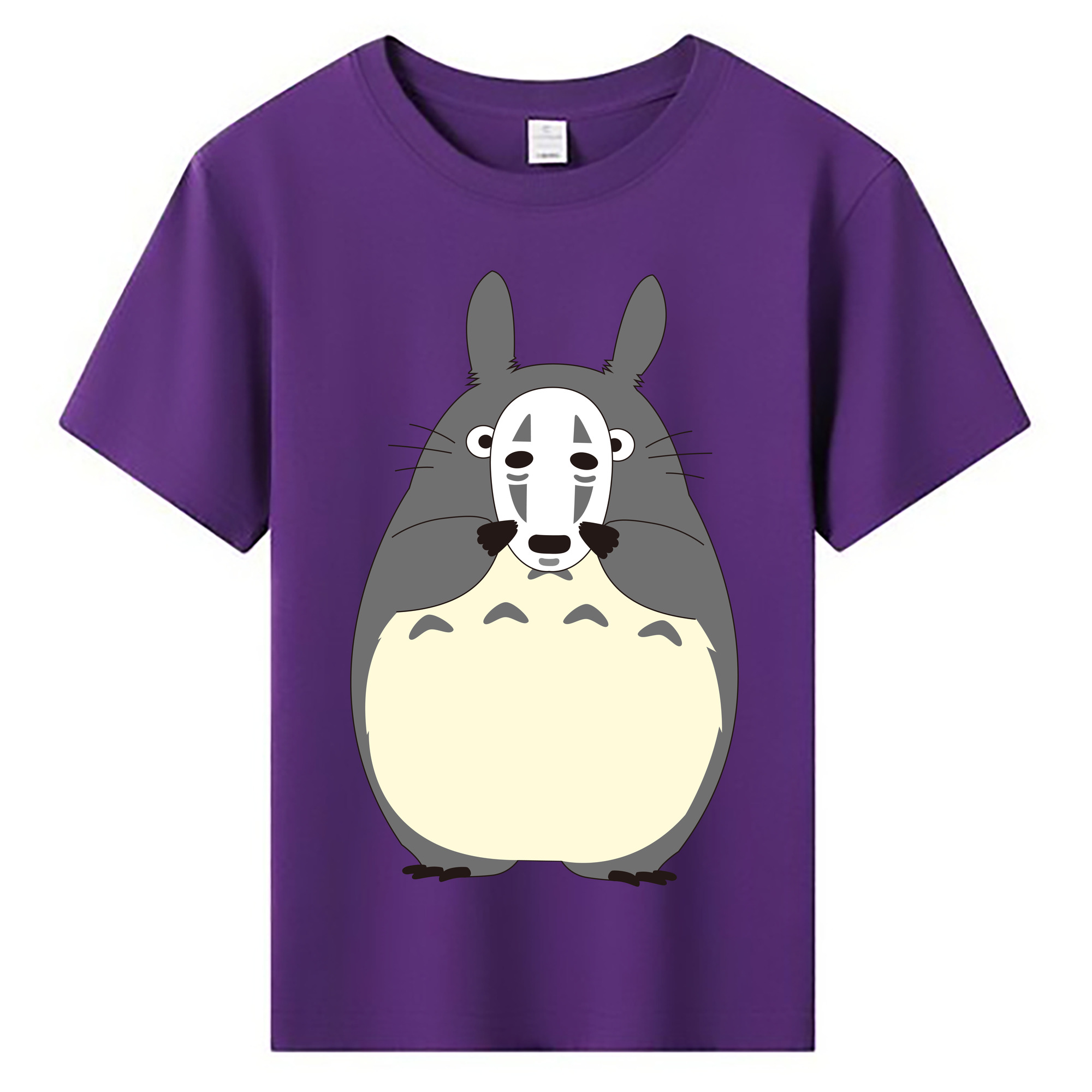 （画像用） となりのトトロ 草壁メイ 草壁サツキ My Neighbor Totoro Satsuki Kusakabe Mei Kusakabe 綿100％キッズTシャツ（フロントプリント）