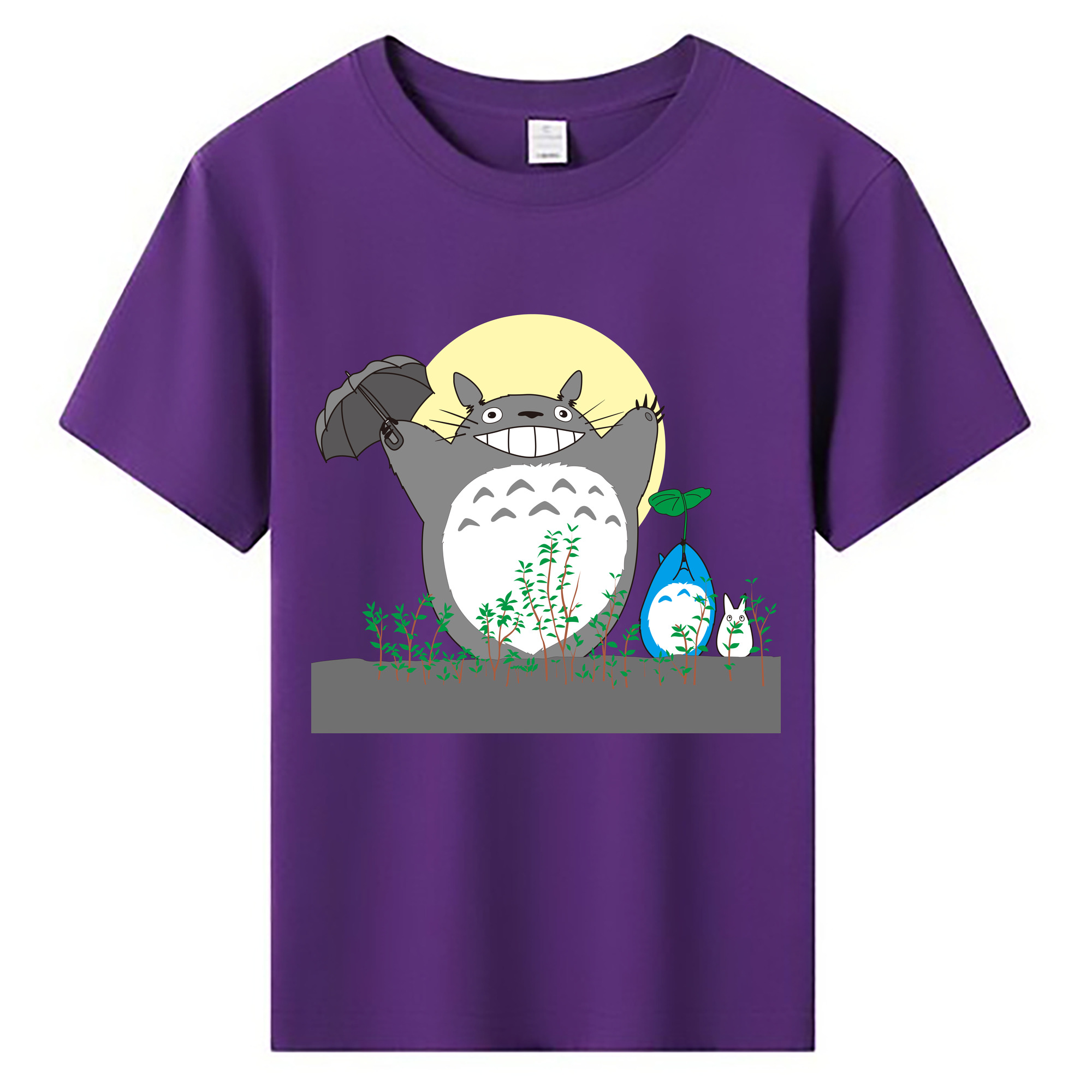 （画像用） となりのトトロ 草壁メイ 草壁サツキ My Neighbor Totoro Satsuki Kusakabe Mei Kusakabe 綿100％キッズTシャツ（フロントプリント）