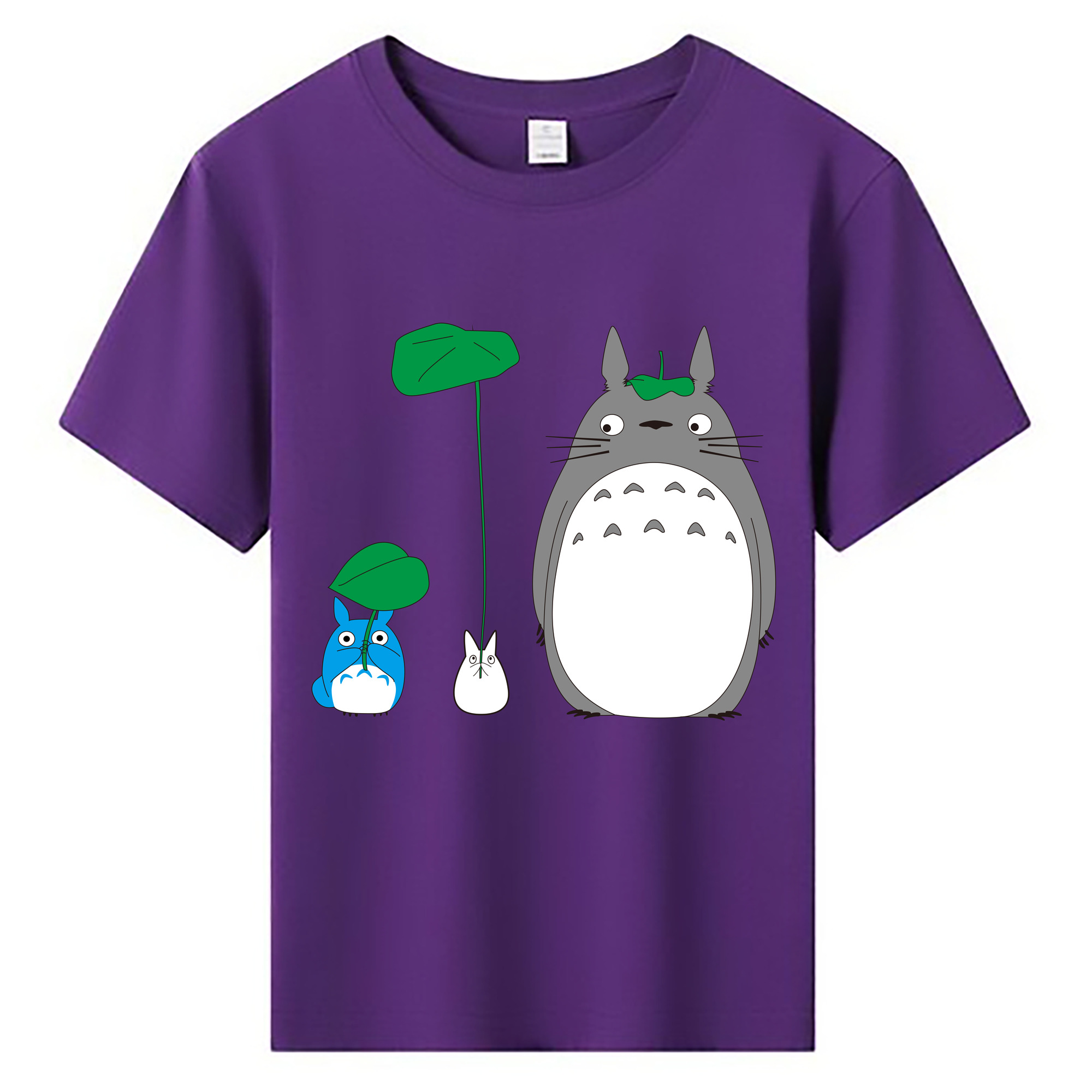 （画像用） となりのトトロ 草壁メイ 草壁サツキ My Neighbor Totoro Satsuki Kusakabe Mei Kusakabe 綿100％キッズTシャツ（フロントプリント）